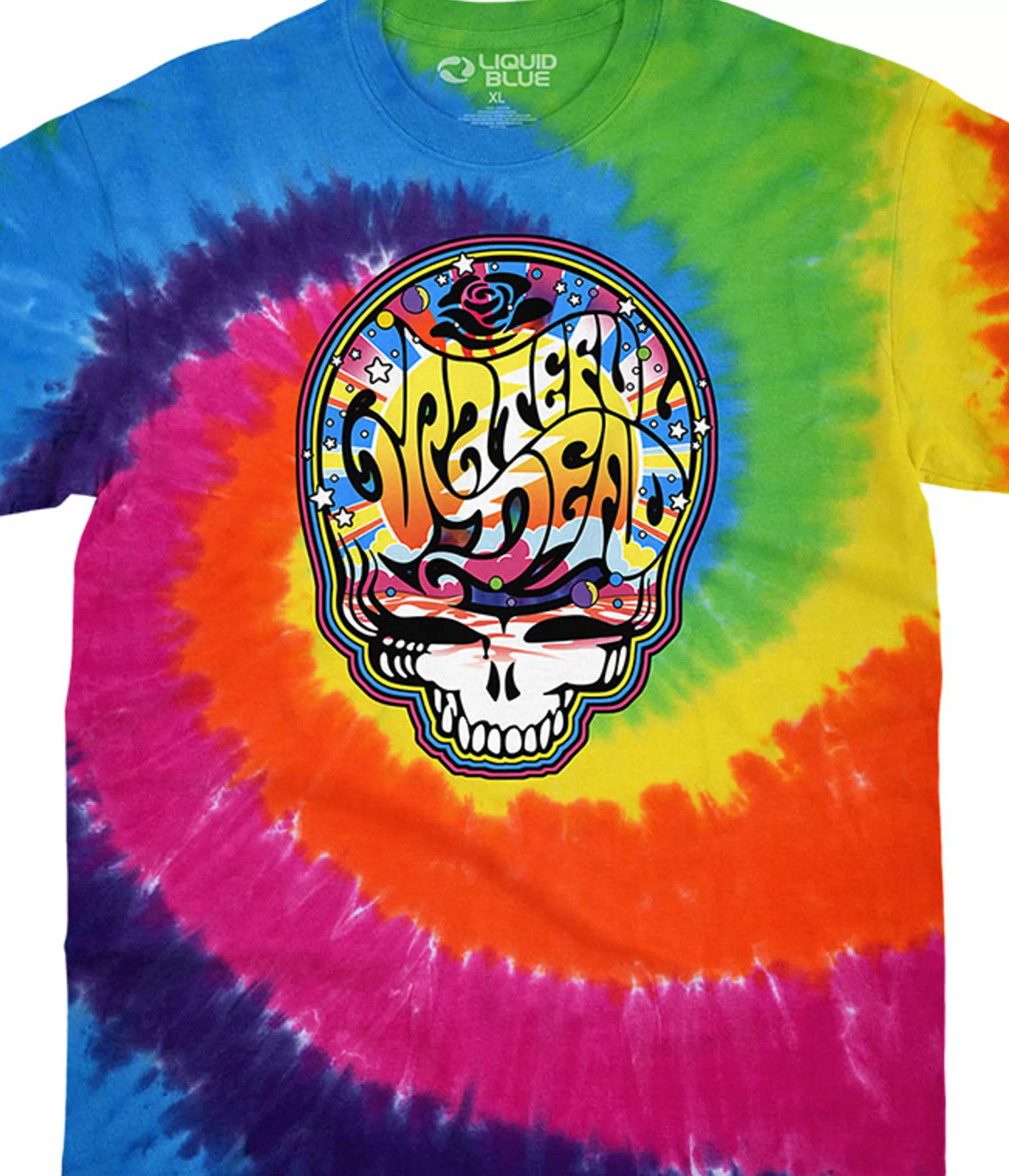 T-Shirt | Grateful Dead<Liquid Blue Mod SYF Spiral Tie-Dye T-Shirt