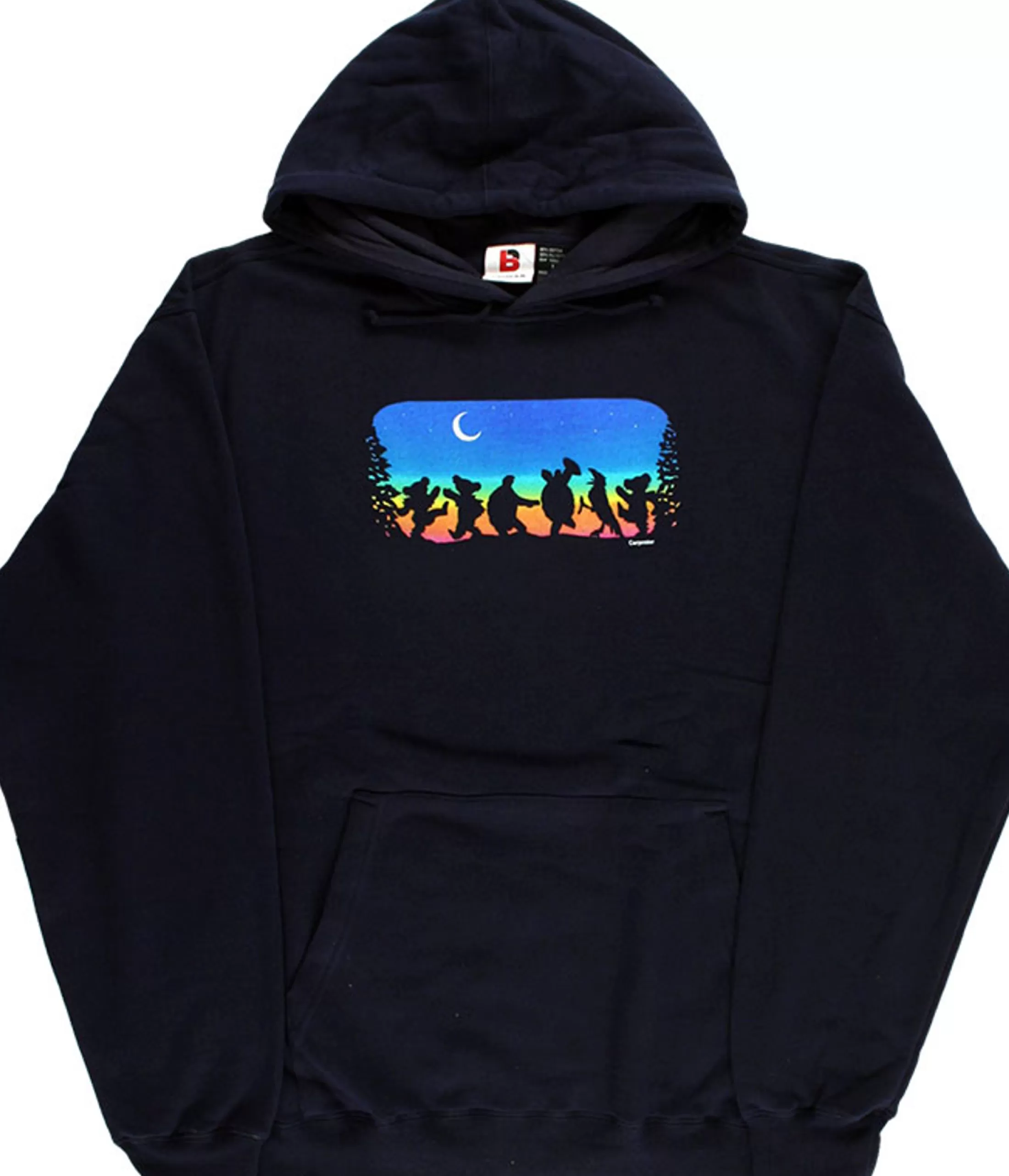 Hoodie | Grateful Dead<Liquid Blue Moon Dance Navy Hoodie