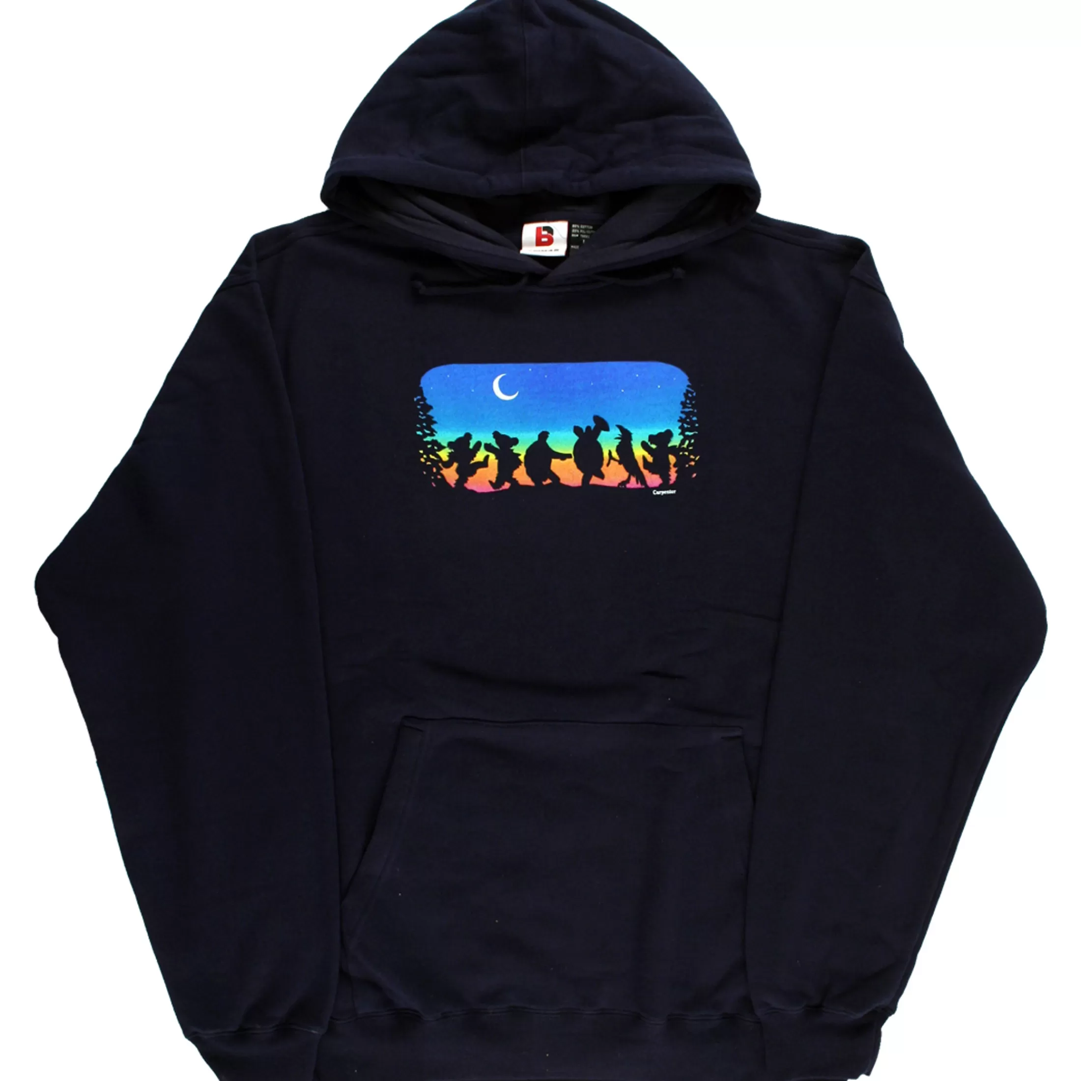 Hoodie | Grateful Dead<Liquid Blue Moon Dance Navy Hoodie