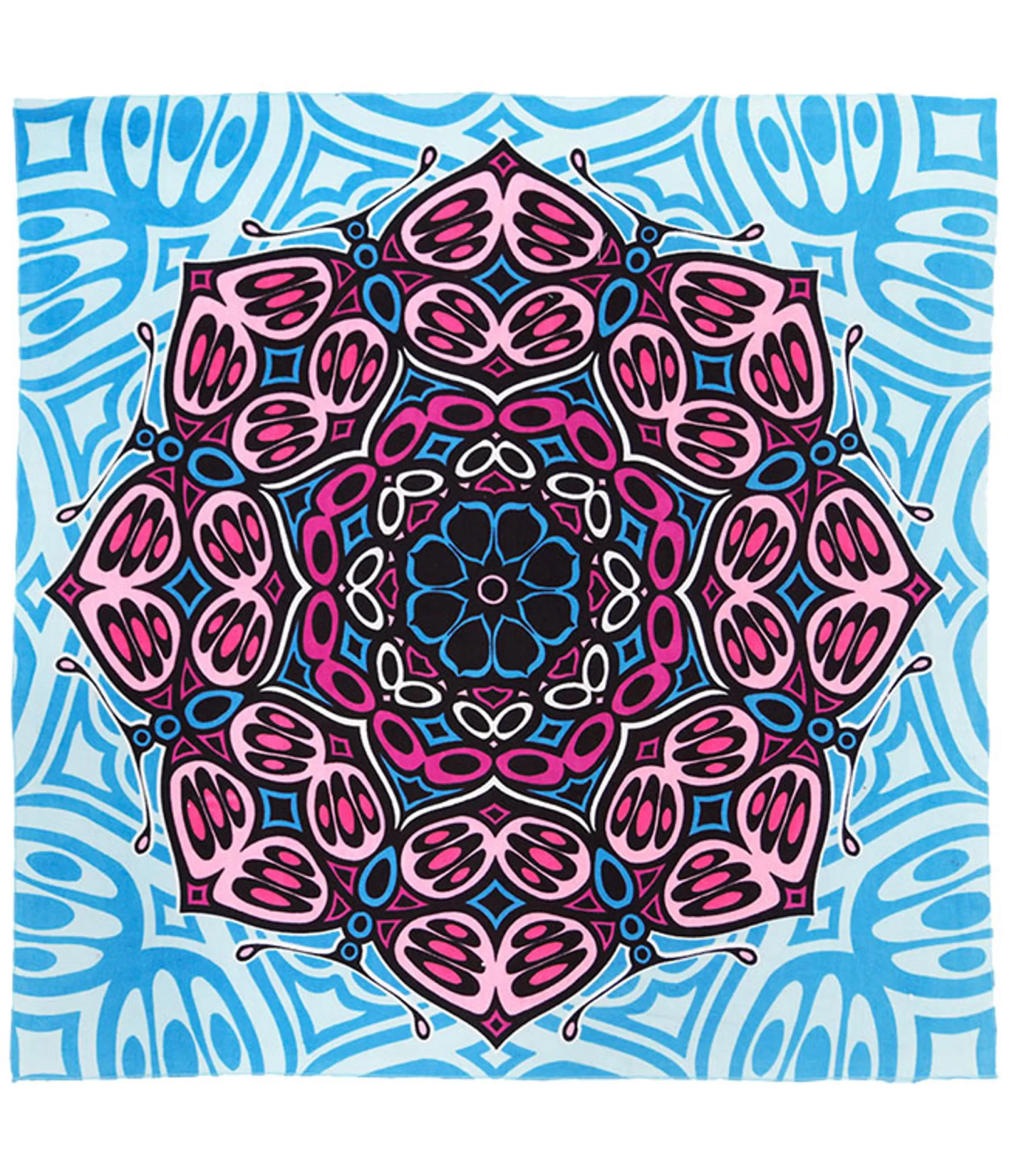 Bandanas | Liquid Blue<Liquid Blue Moth Mandala Bandana