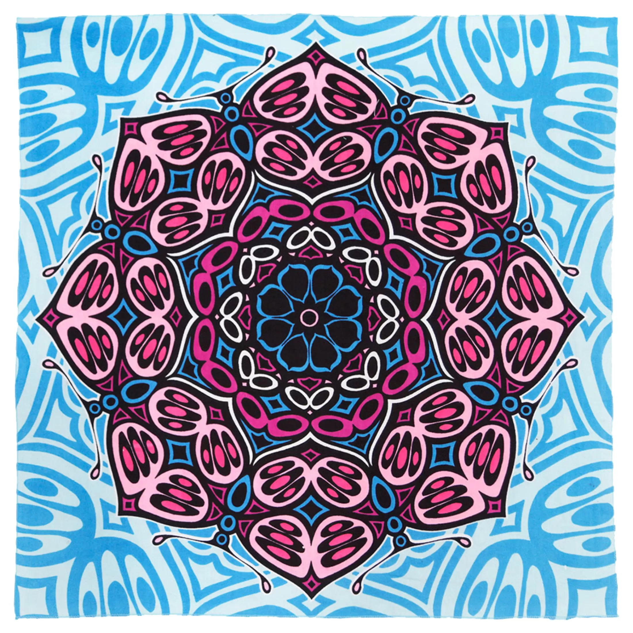 Bandanas | Liquid Blue<Liquid Blue Moth Mandala Bandana