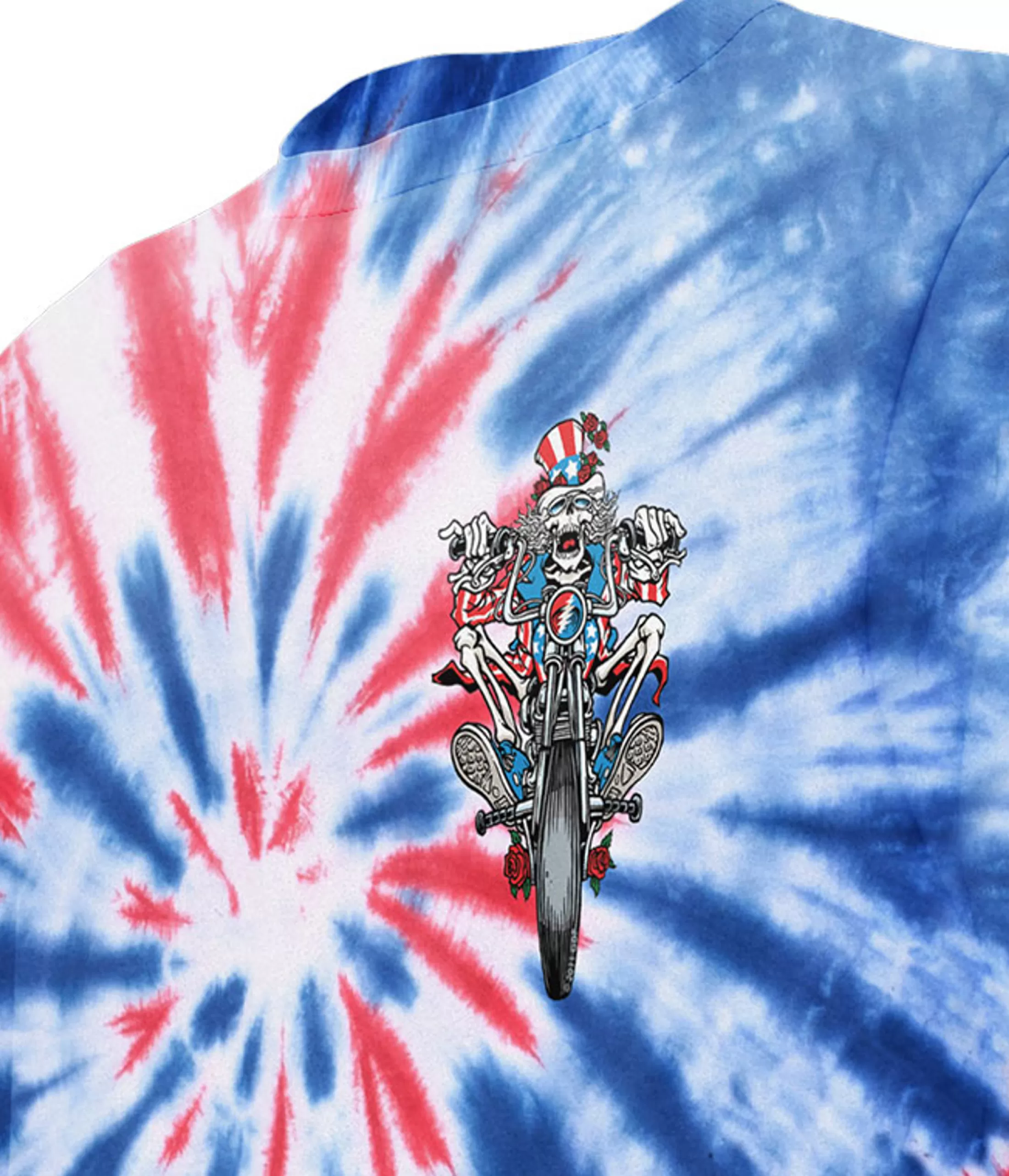 T-Shirt | Grateful Dead<Liquid Blue Moto Sam Chest T-Shirt