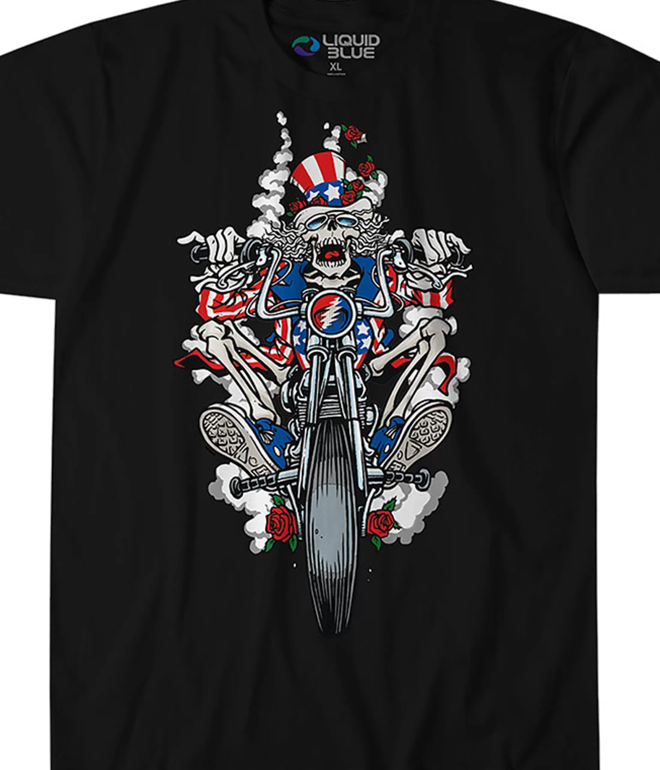 T-Shirt | Grateful Dead<Liquid Blue Moto Sam Custom T-Shirt