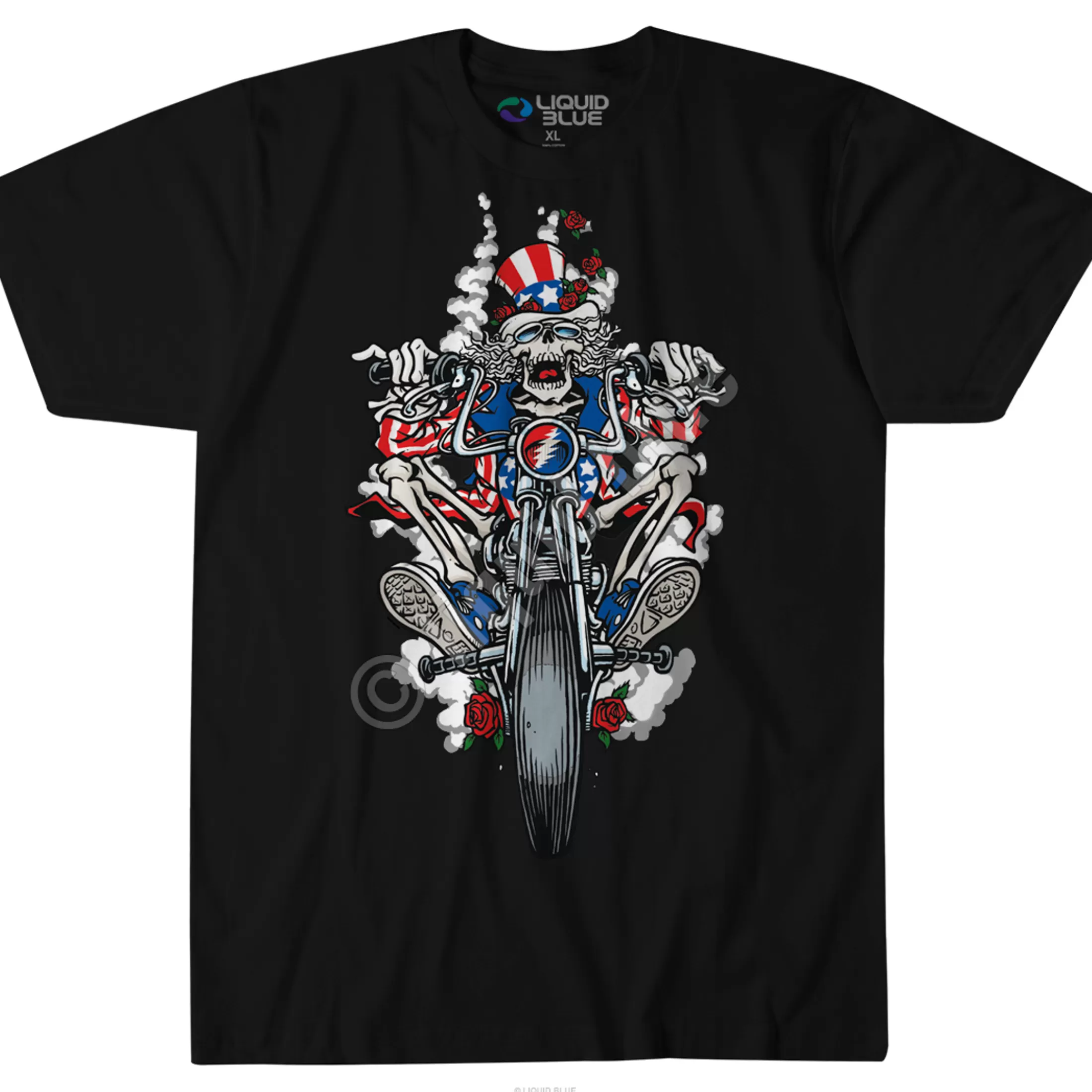 T-Shirt | Grateful Dead<Liquid Blue Moto Sam Custom T-Shirt