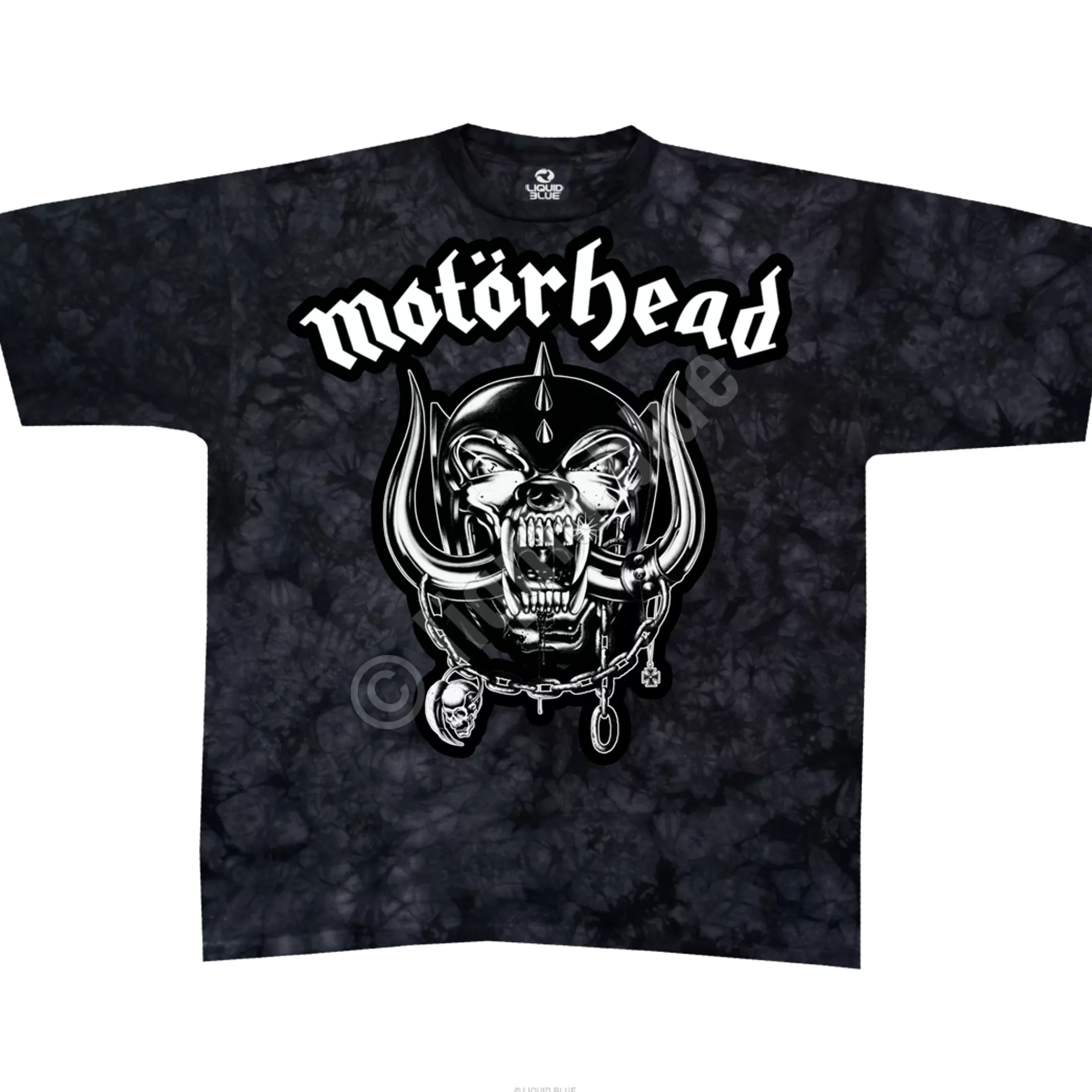 T-Shirt | Motorhead<Liquid Blue Motorhead Tie-Dye T-Shirt