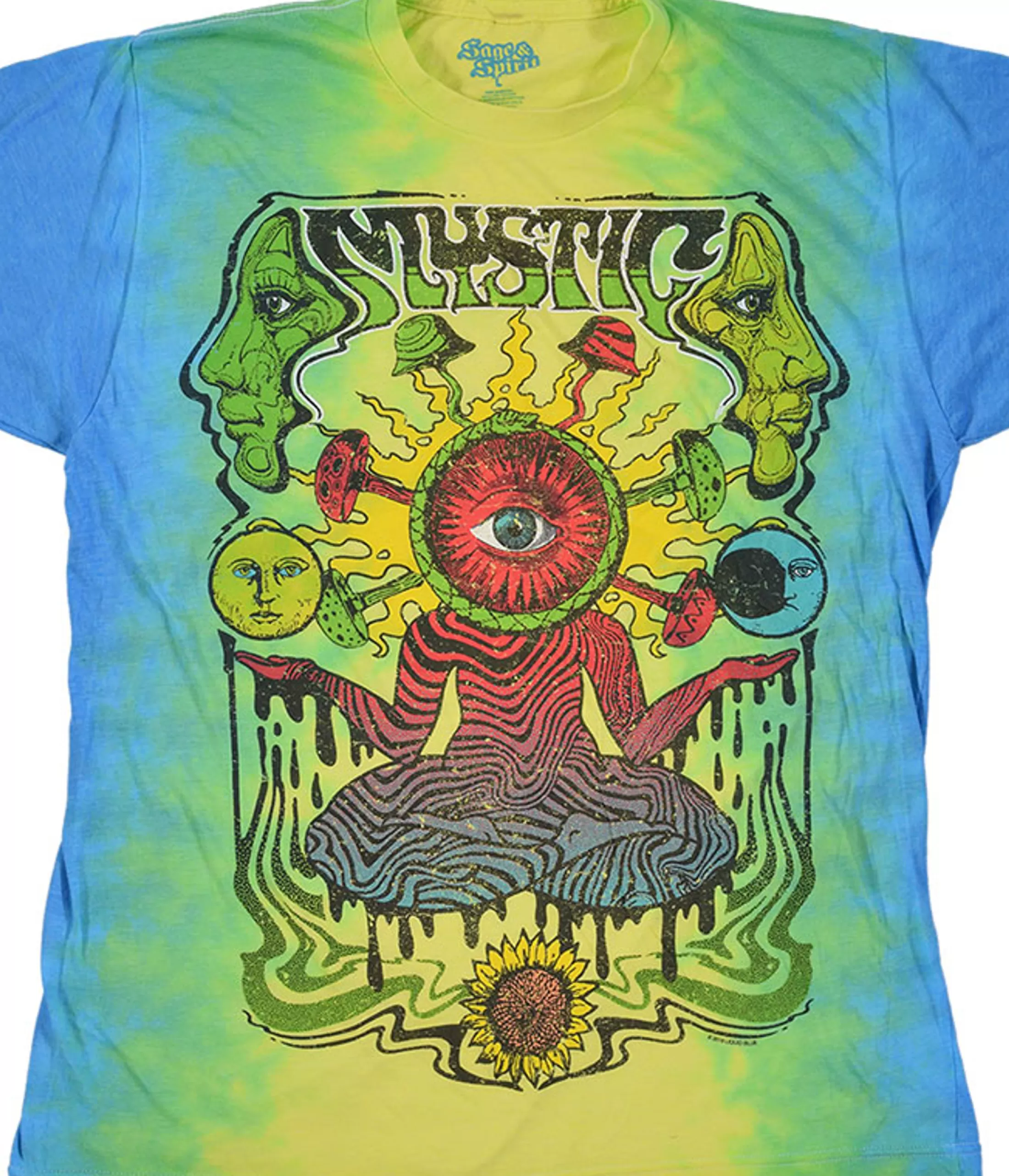 T-Shirt | Light Fantasy<Liquid Blue Mystic Tie-Dye T-Shirt