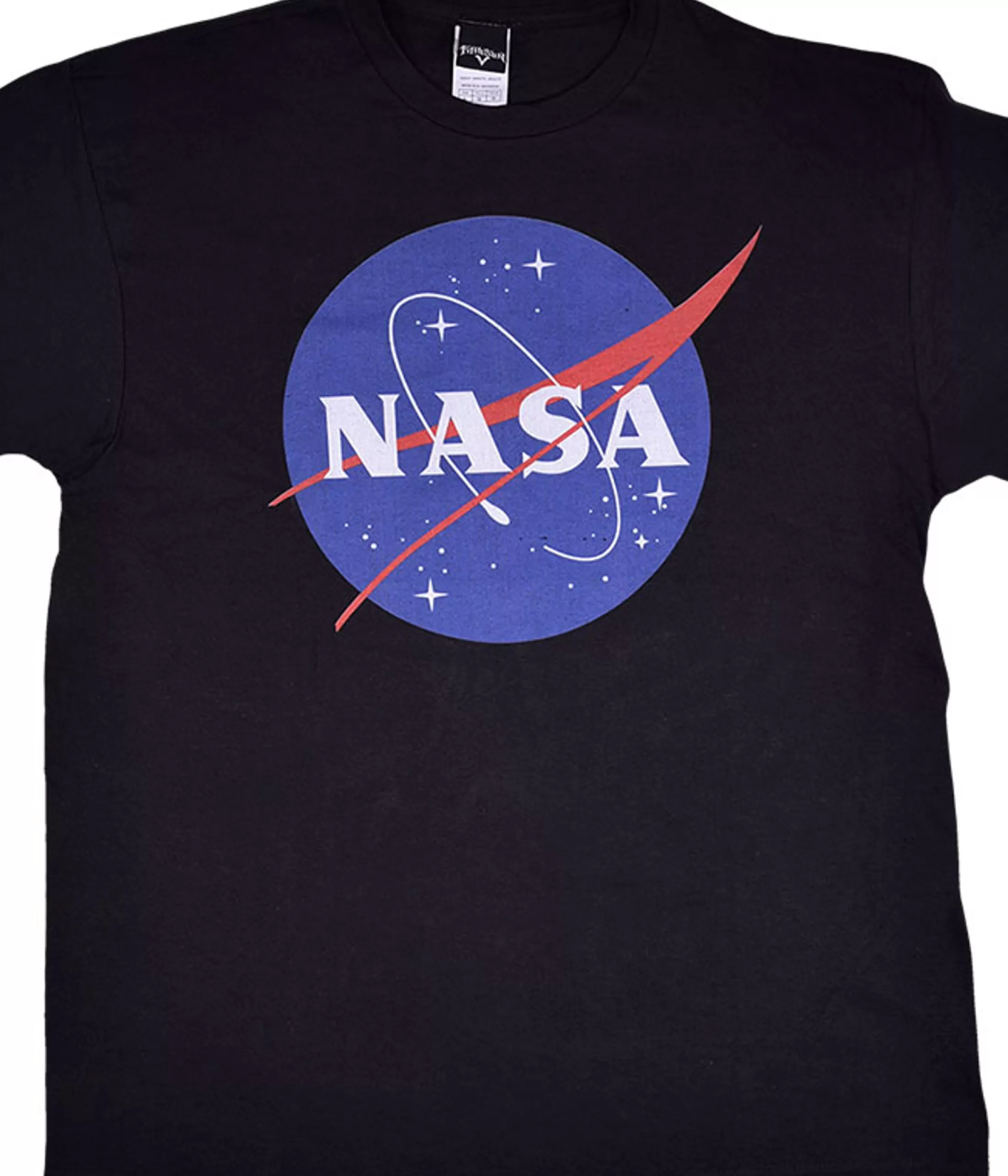 T-Shirt | Space<Liquid Blue NASA Logo Black T-Shirt