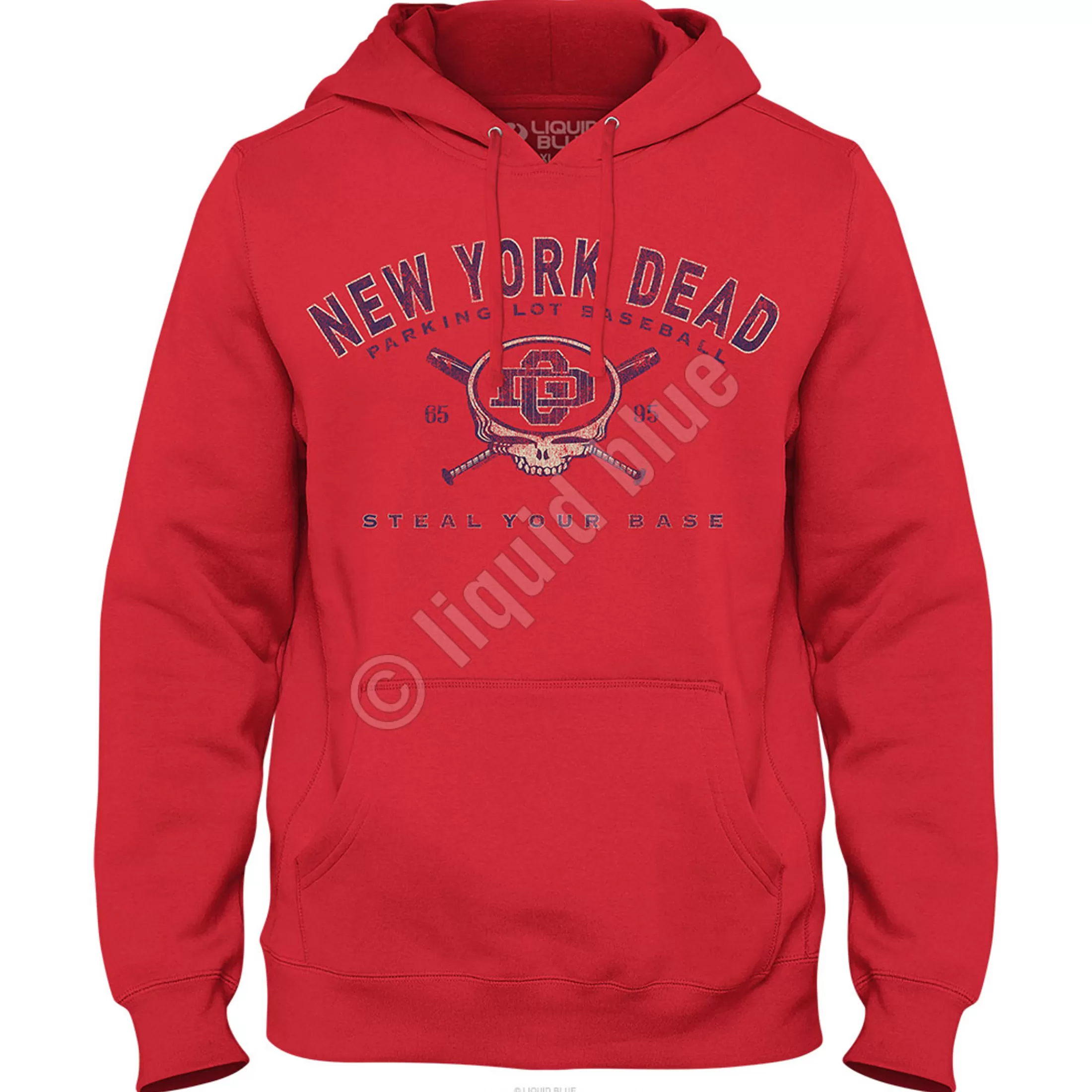 Hoodie | Grateful Dead<Liquid Blue NY Dead Hoodie