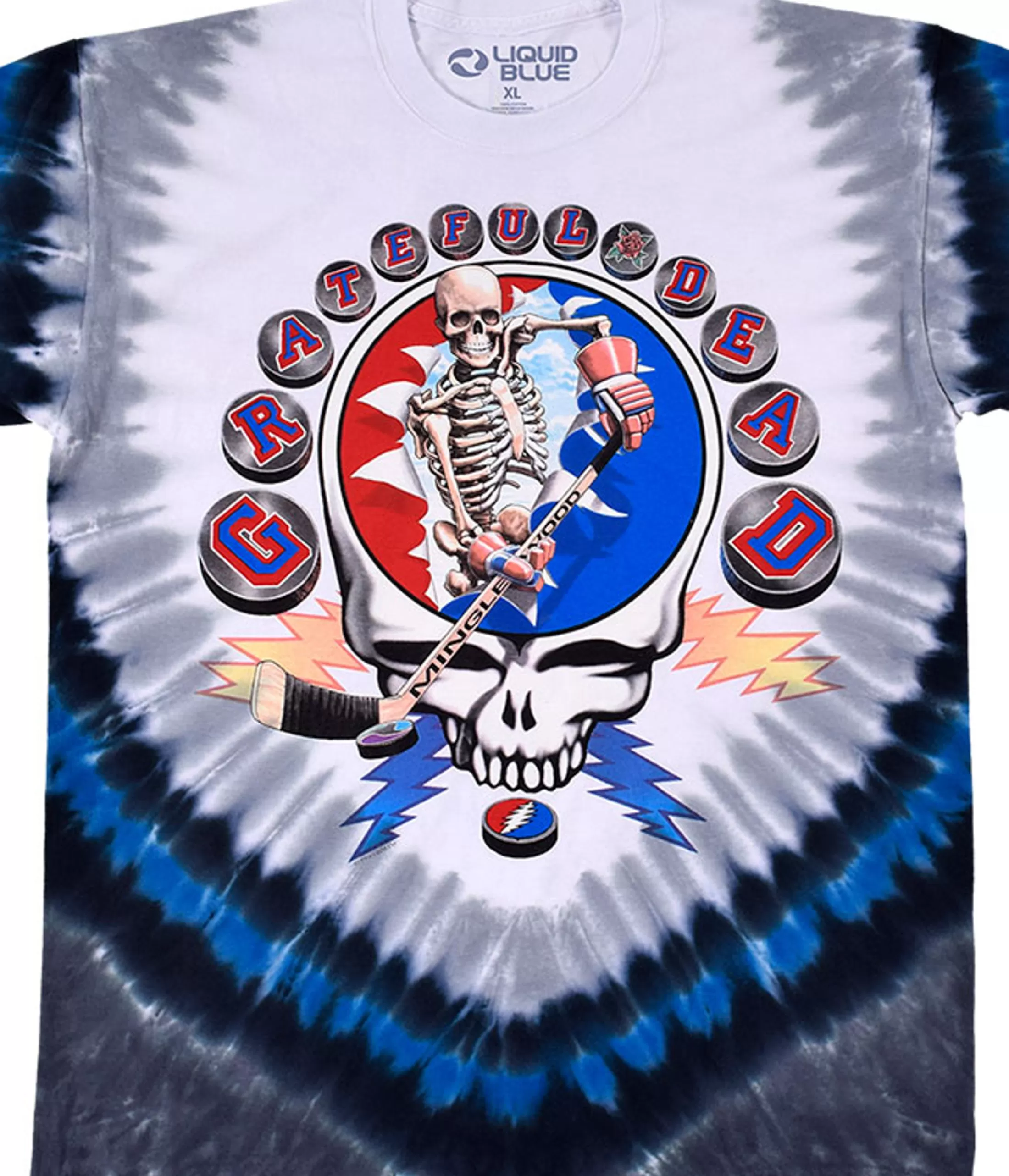 T-Shirt | Grateful Dead<Liquid Blue NY Strangers Tie-Dye T-Shirt