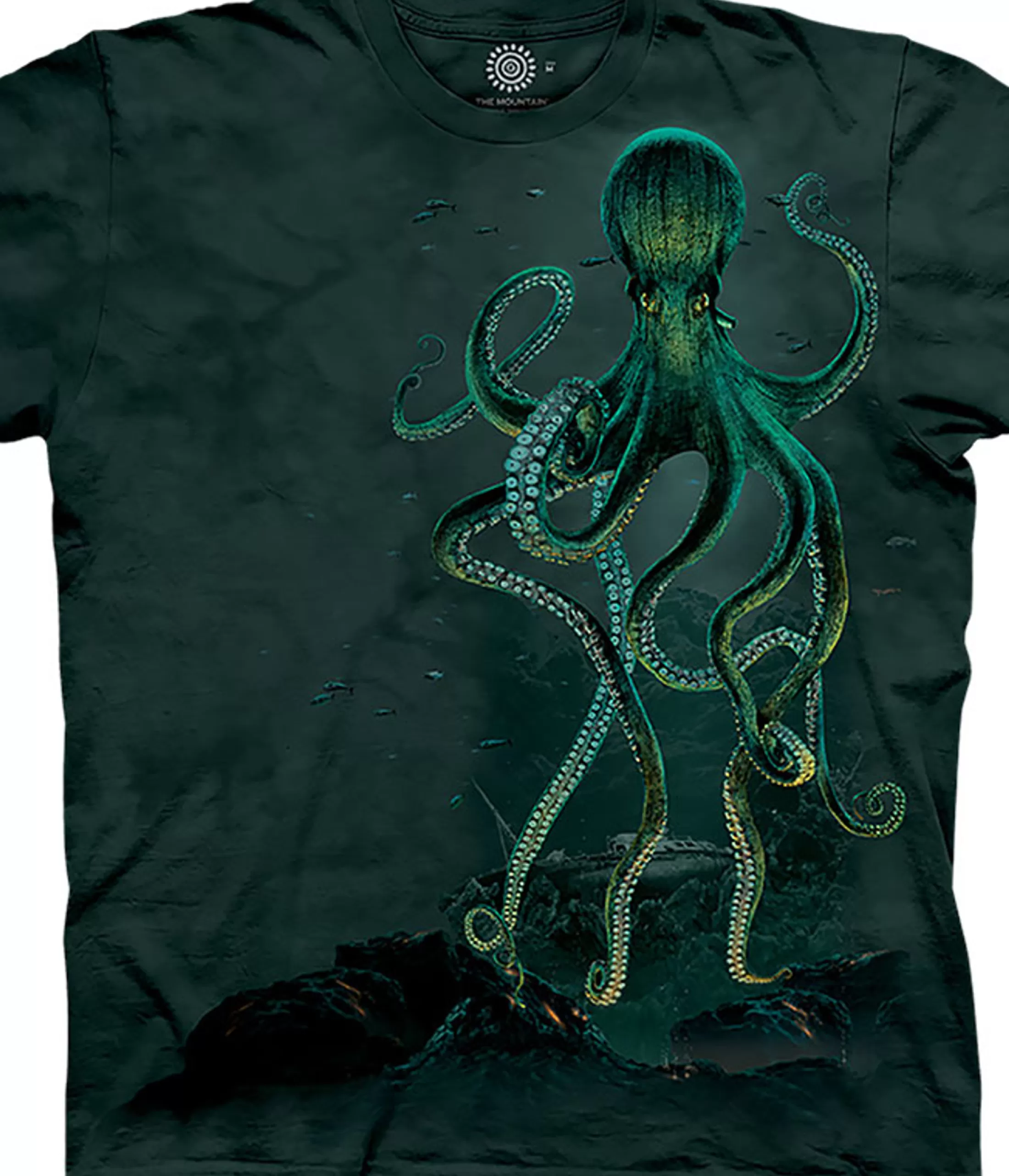 T-Shirt | Aquatic<Liquid Blue Octopus Classic Cotton T-Shirt