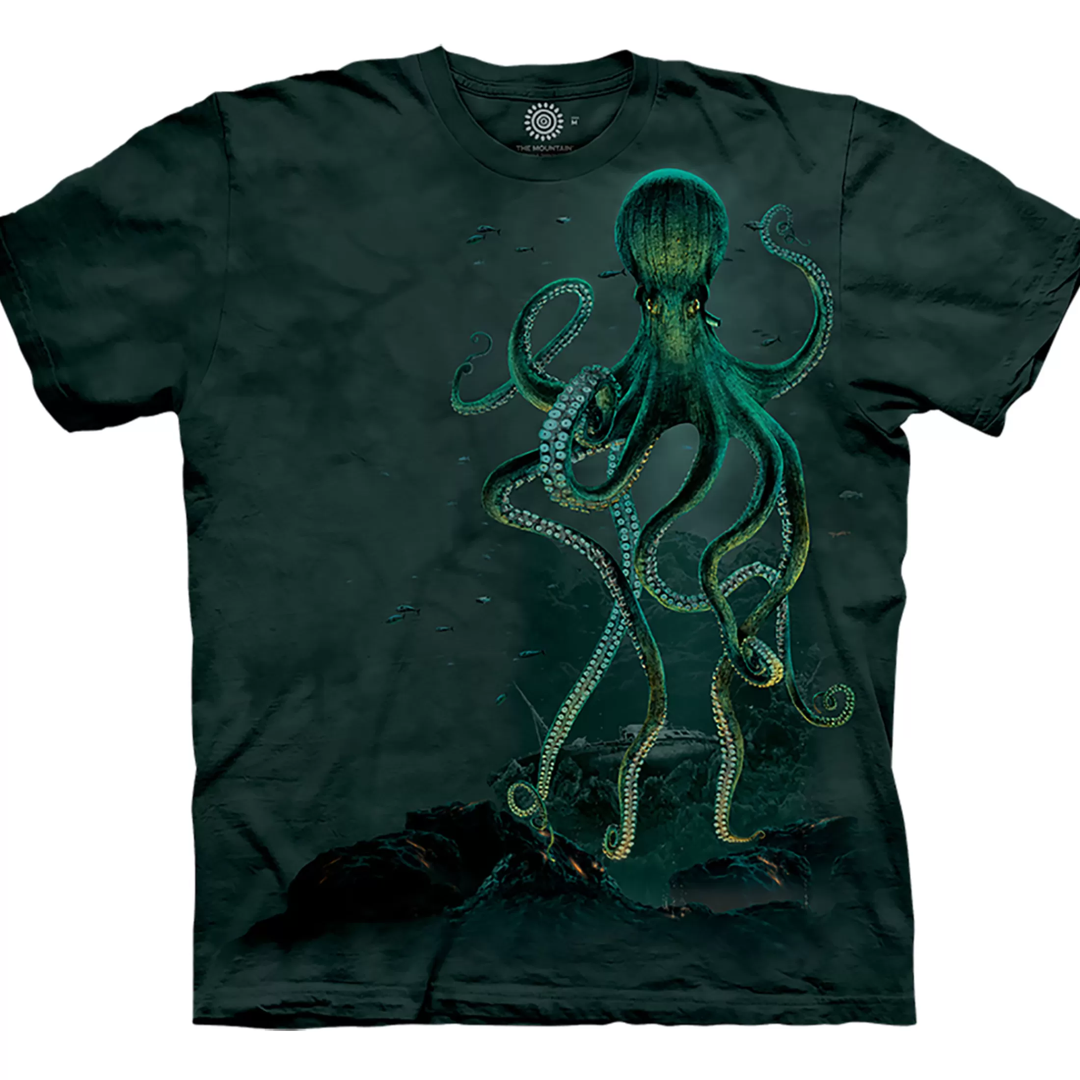 T-Shirt | Aquatic<Liquid Blue Octopus Classic Cotton T-Shirt