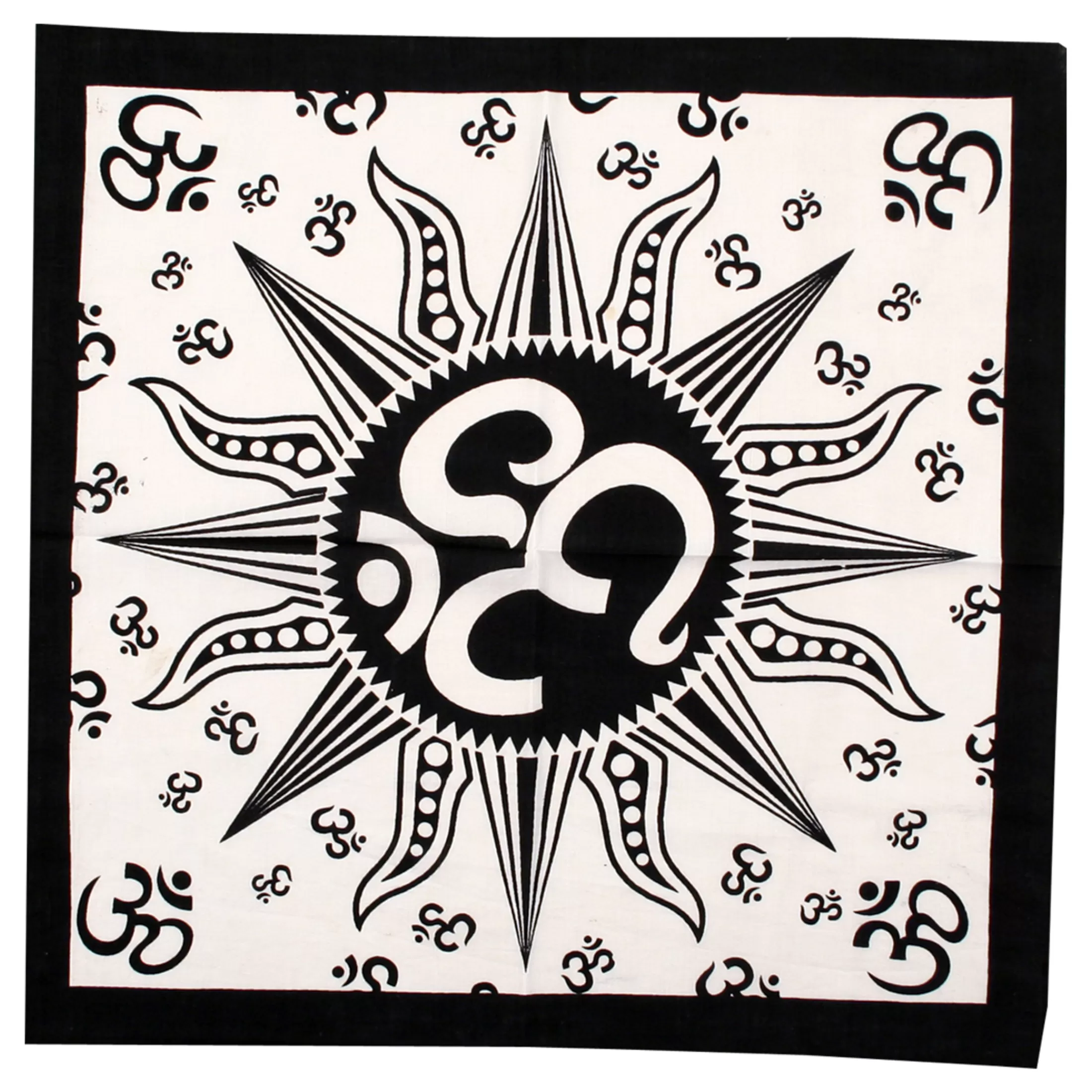 Bandanas | Liquid Blue<Liquid Blue Om Sun Black Bandana