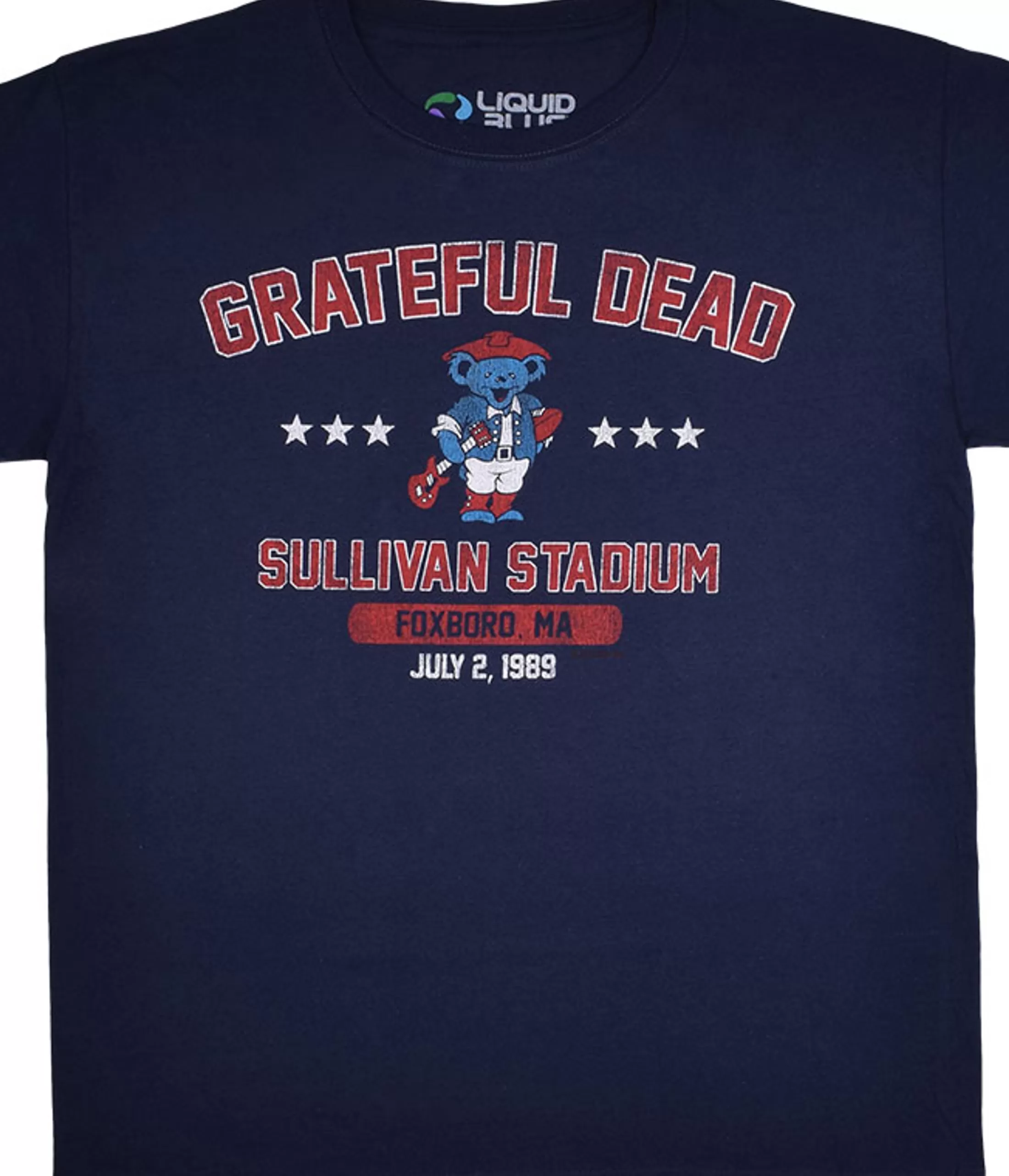 T-Shirt | Grateful Dead<Liquid Blue Patriot Dead Navy T-Shirt