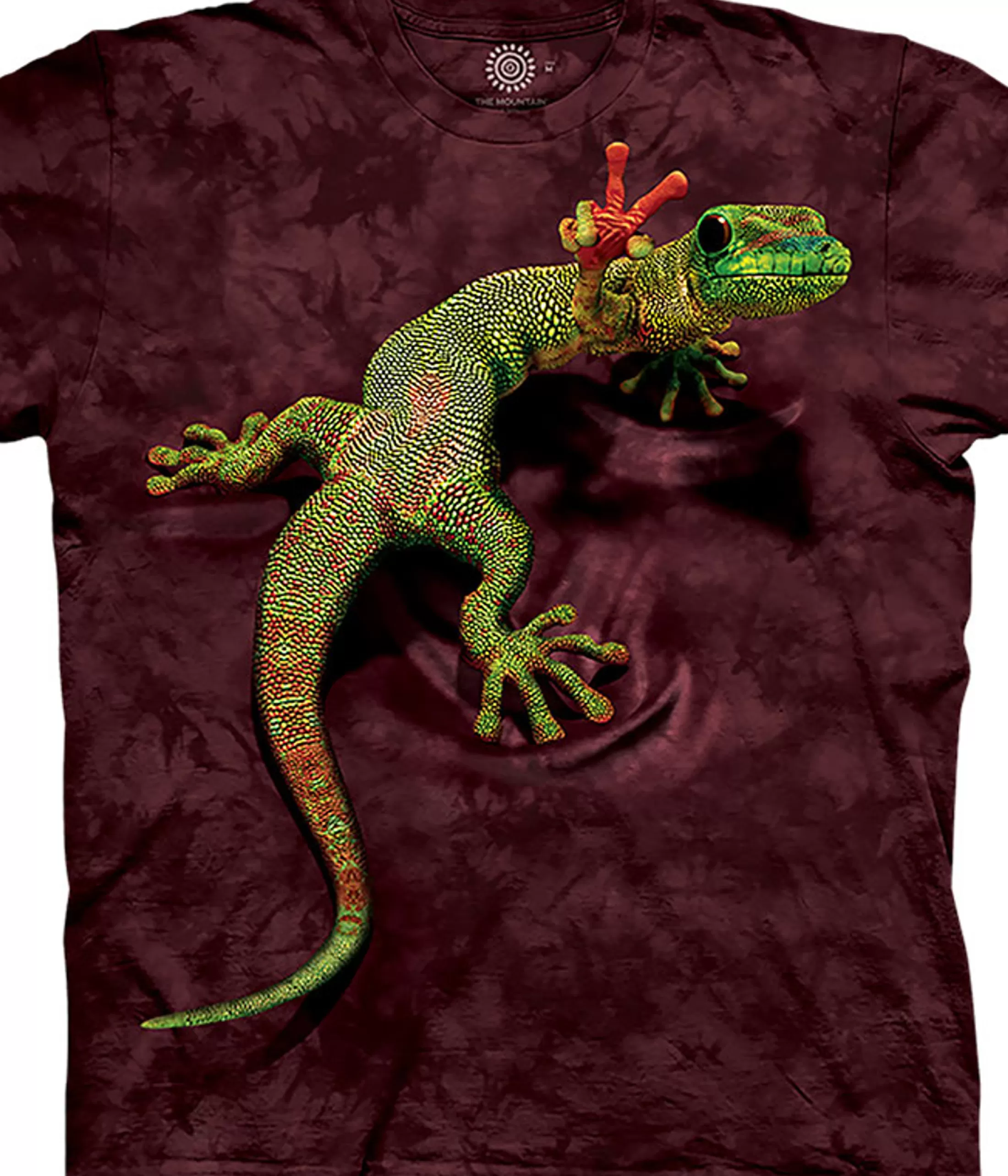 T-Shirt | Reptiles And Amphibians<Liquid Blue Peace Out Gecko Classic Cotton T-Shirt