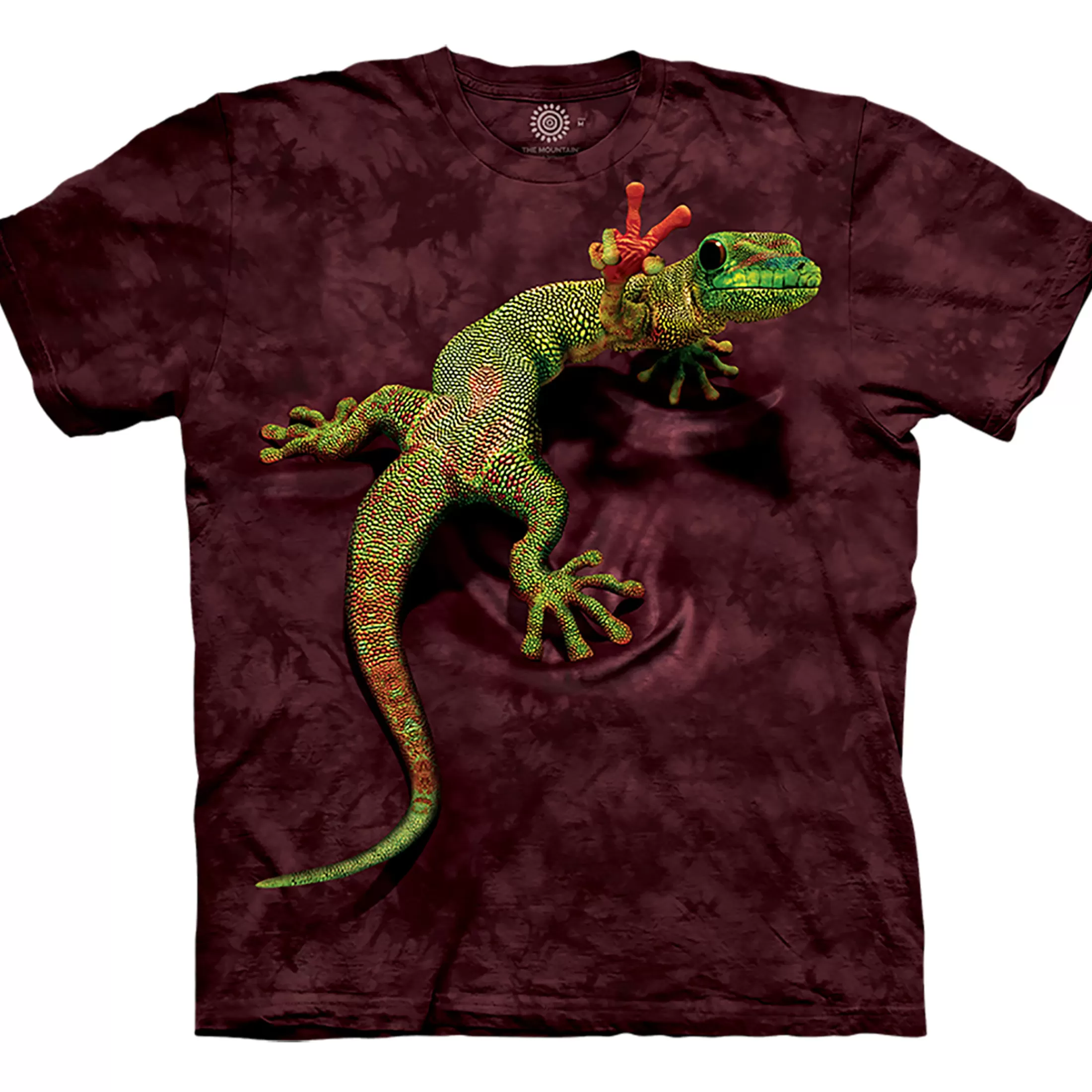 T-Shirt | Reptiles And Amphibians<Liquid Blue Peace Out Gecko Classic Cotton T-Shirt