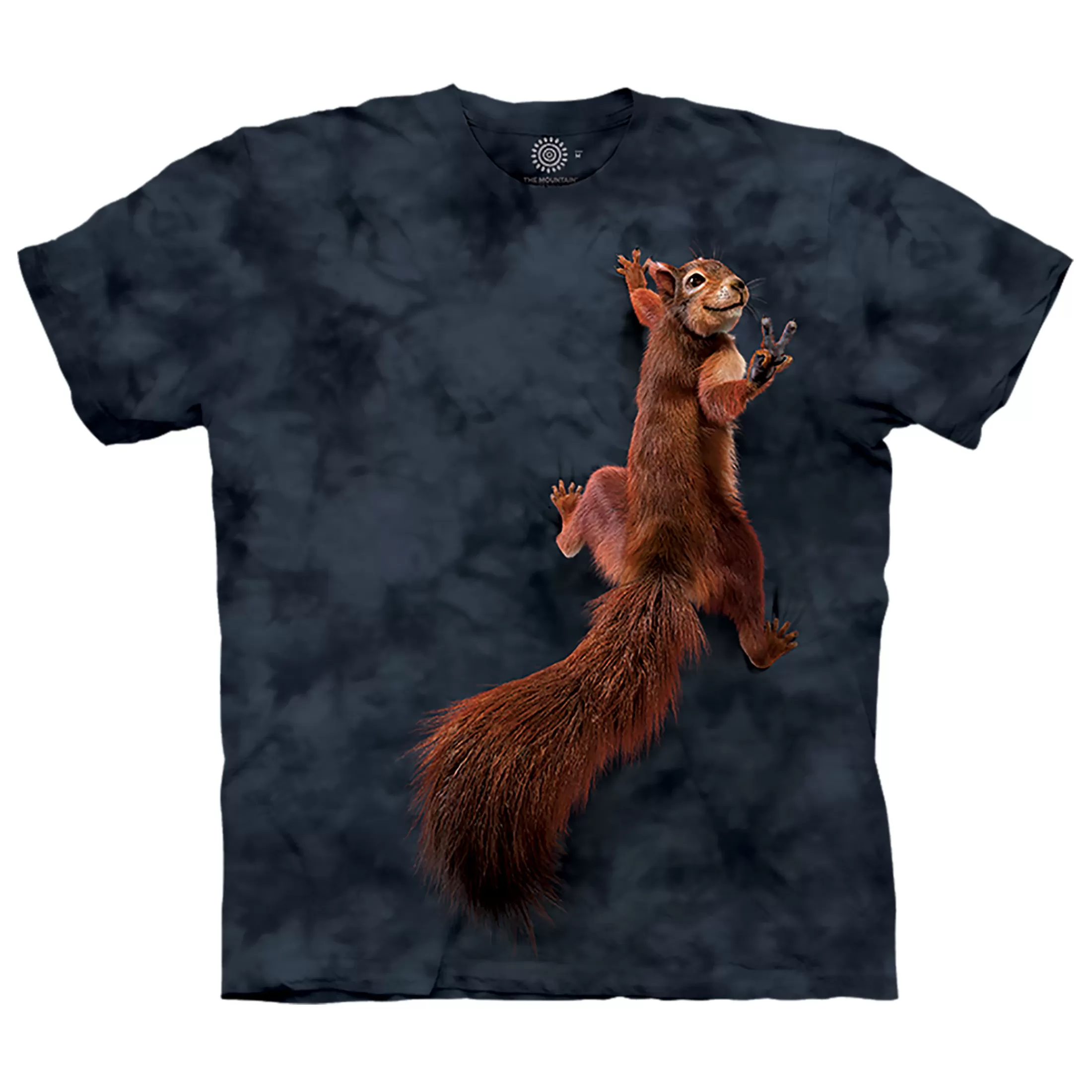 T-Shirt | North American Animals<Liquid Blue Peace Squirrel Classic Cotton T-Shirt