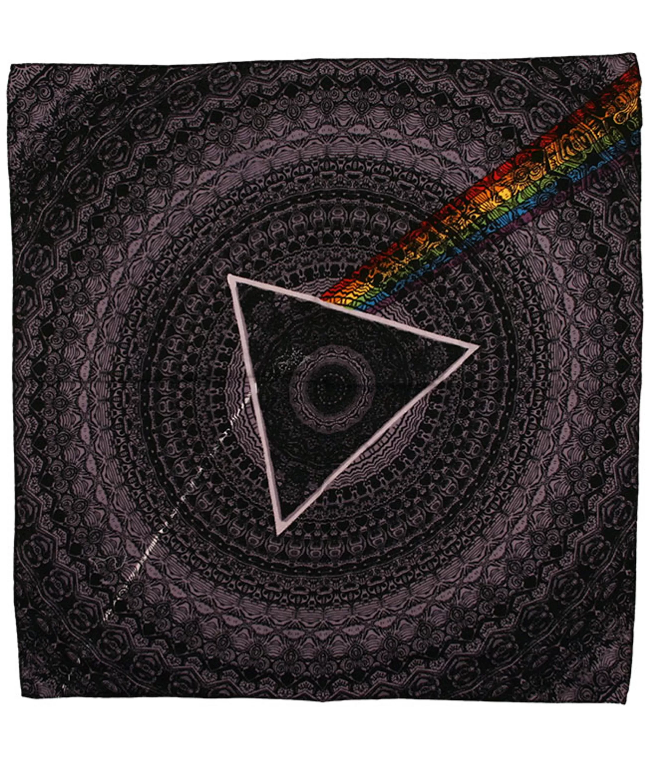 Bandanas | Pink Floyd<Liquid Blue PF Dark Side Black Bandana