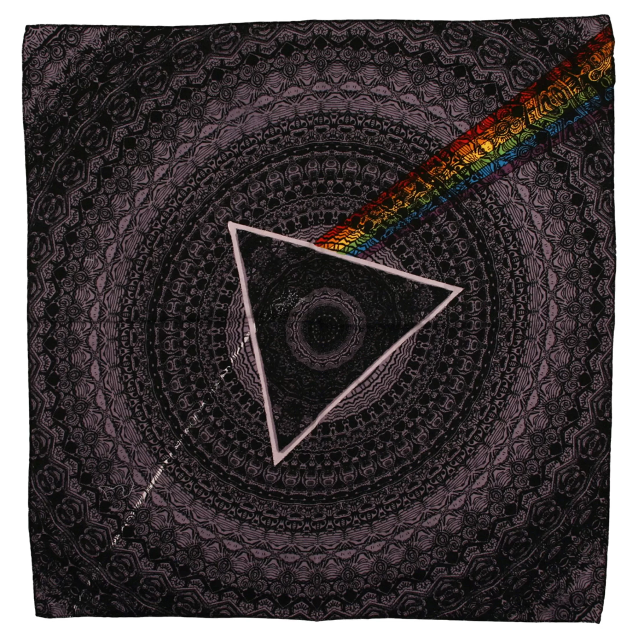 Bandanas | Pink Floyd<Liquid Blue PF Dark Side Black Bandana