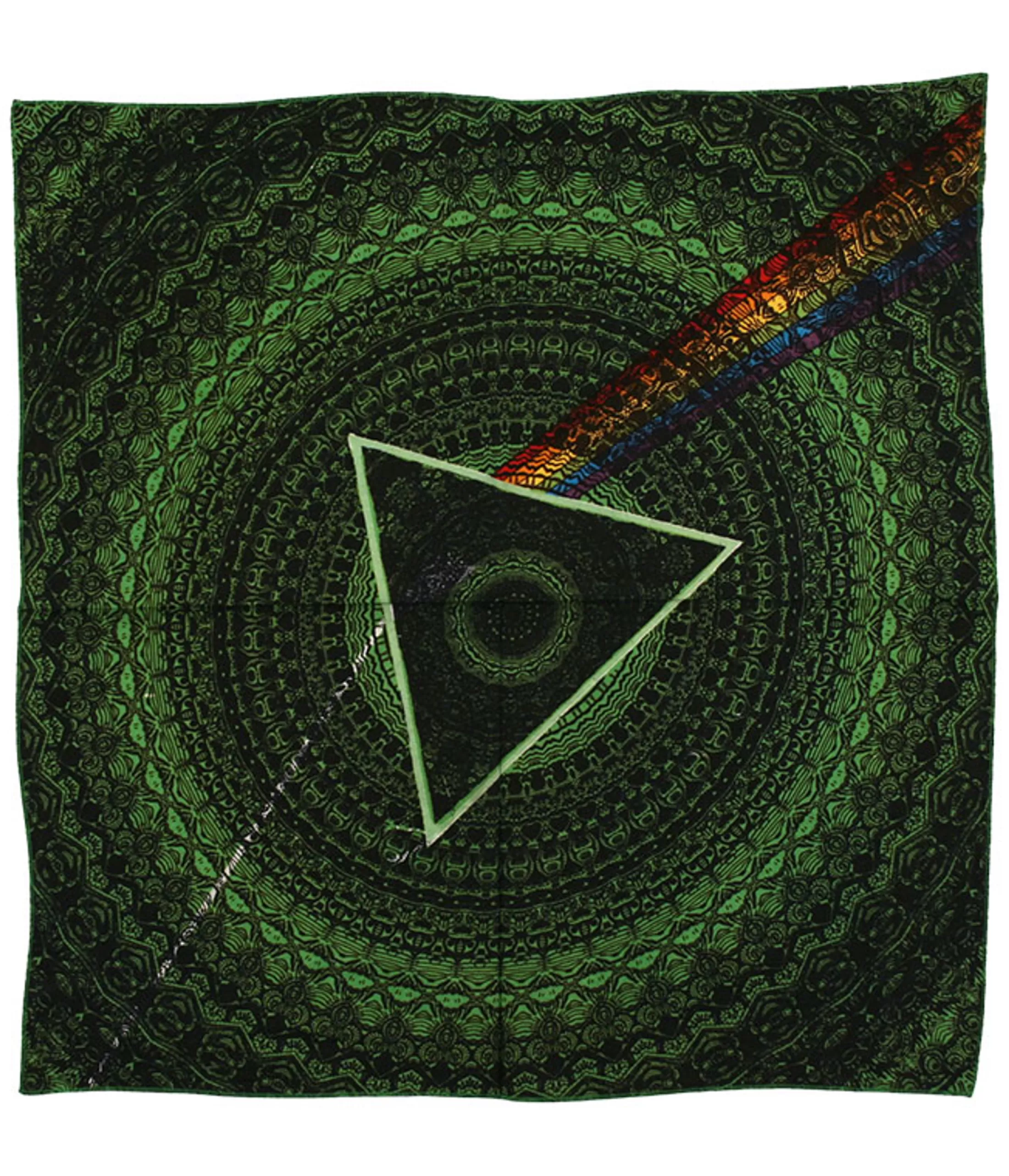 Bandanas | Pink Floyd<Liquid Blue PF Dark Side Green Bandana