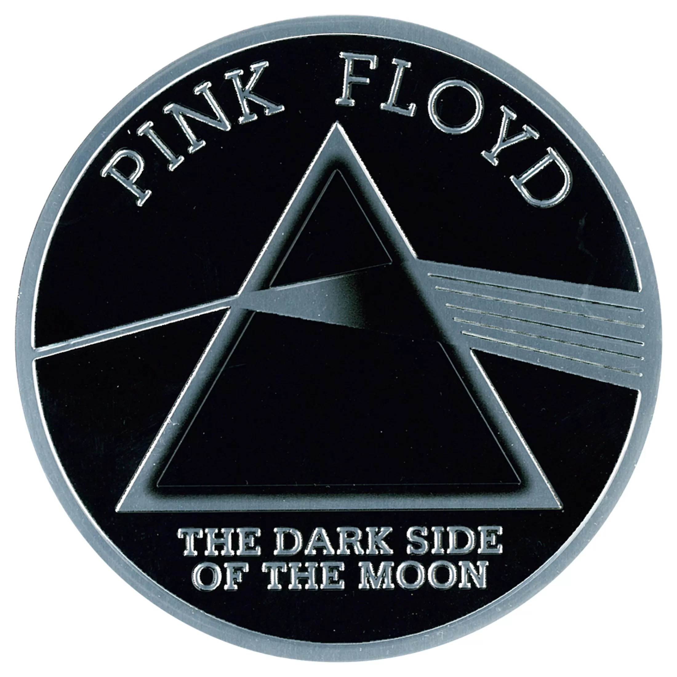 Pink Floyd<Liquid Blue PF Dark Side Metallic Sticker