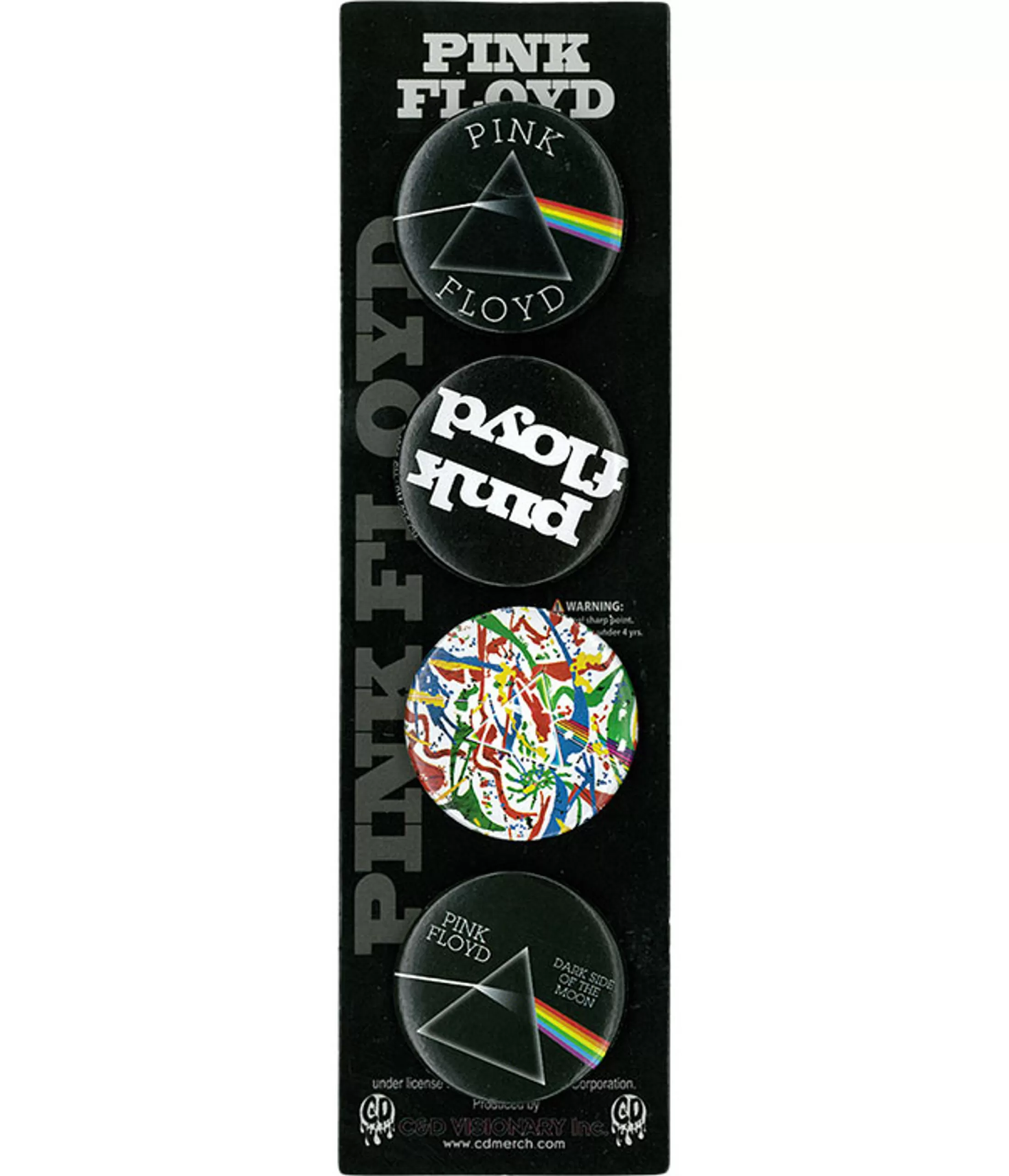 Pins | Pink Floyd<Liquid Blue PF Dark Side Pin Set