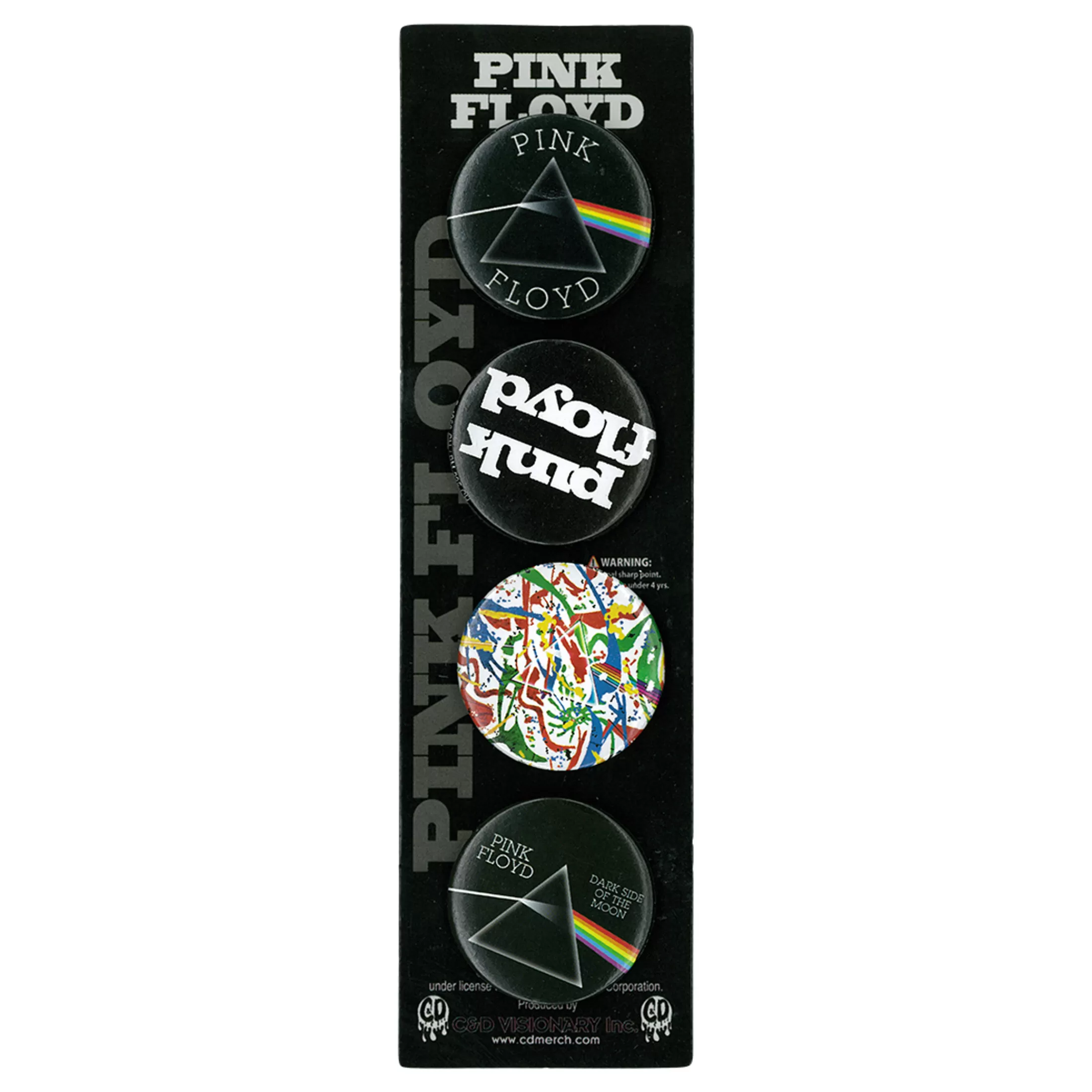 Pins | Pink Floyd<Liquid Blue PF Dark Side Pin Set