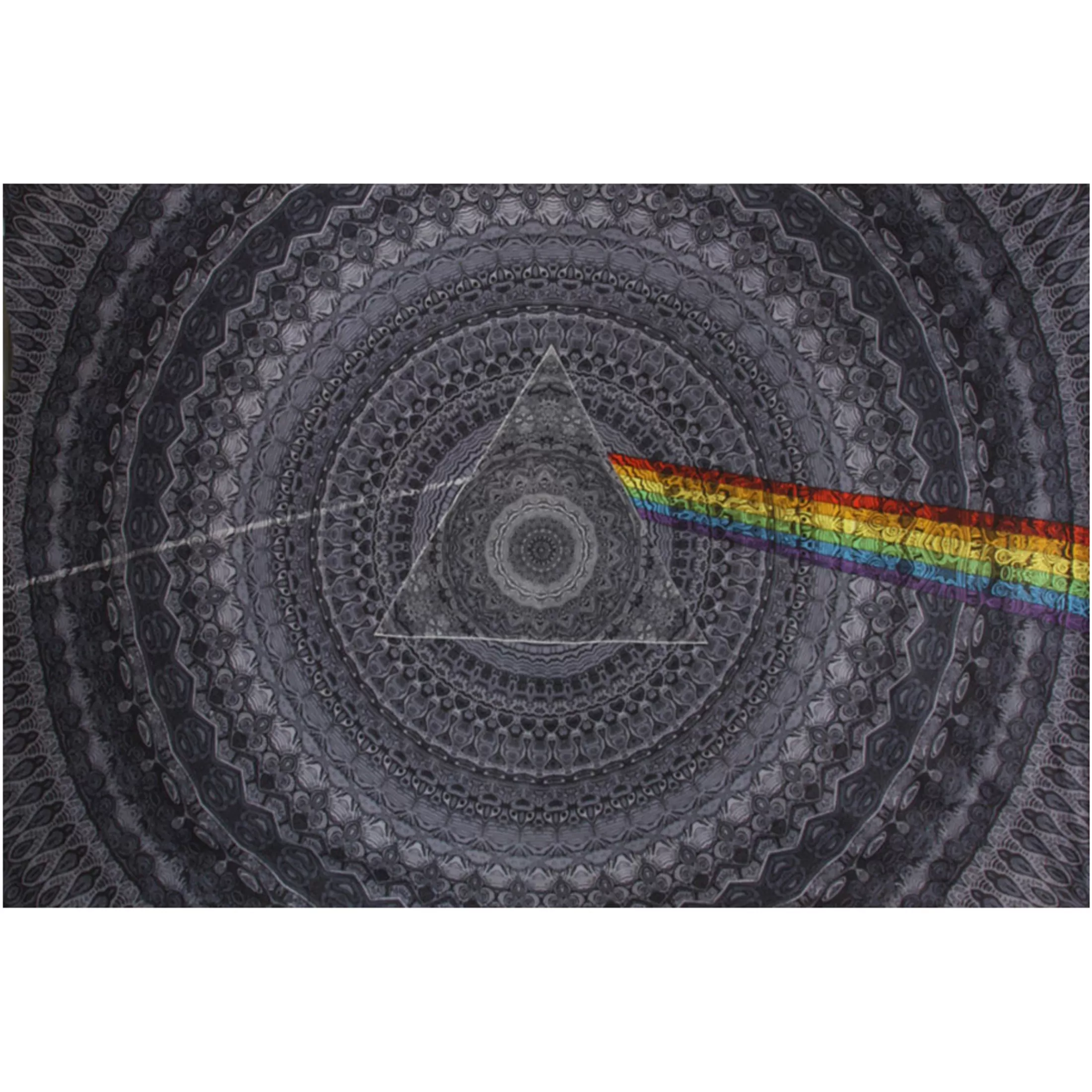 Pink Floyd<Liquid Blue PF Dark Side Shadow 3D Tapestry