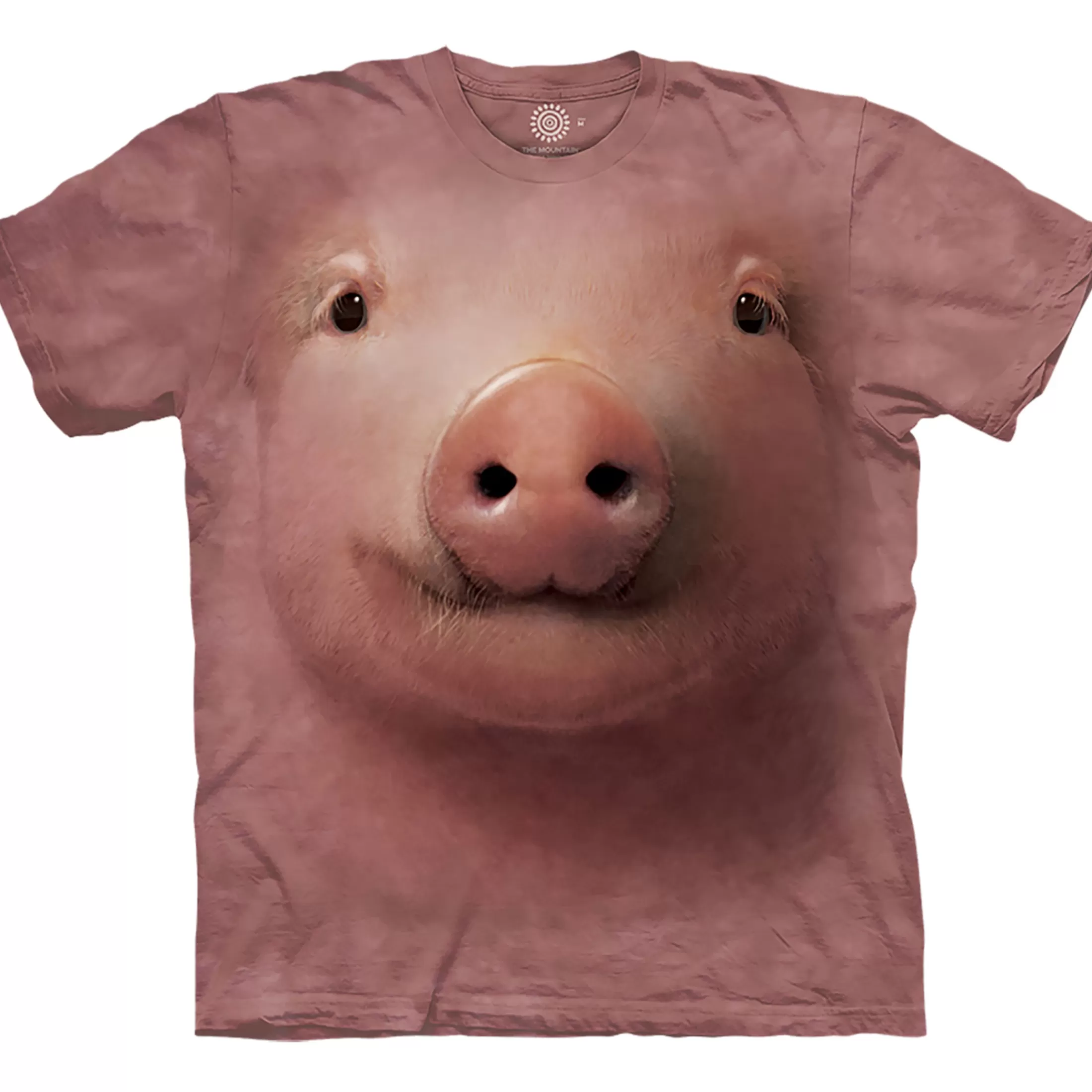 T-Shirt | Farm<Liquid Blue Pig Face Classic Cotton T-Shirt