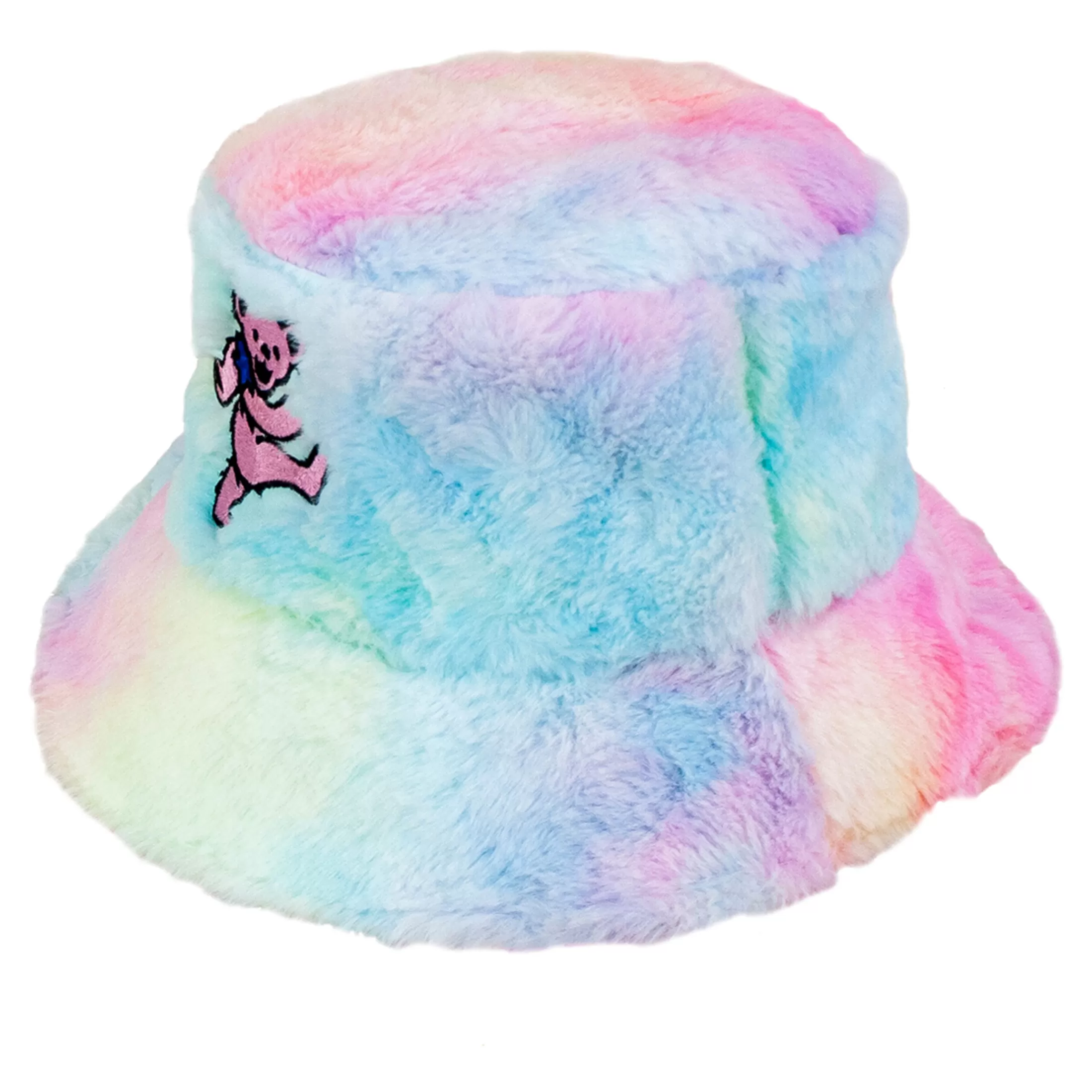 Hats | Grateful Dead<Liquid Blue Pink Bear Soft Bucket Hat