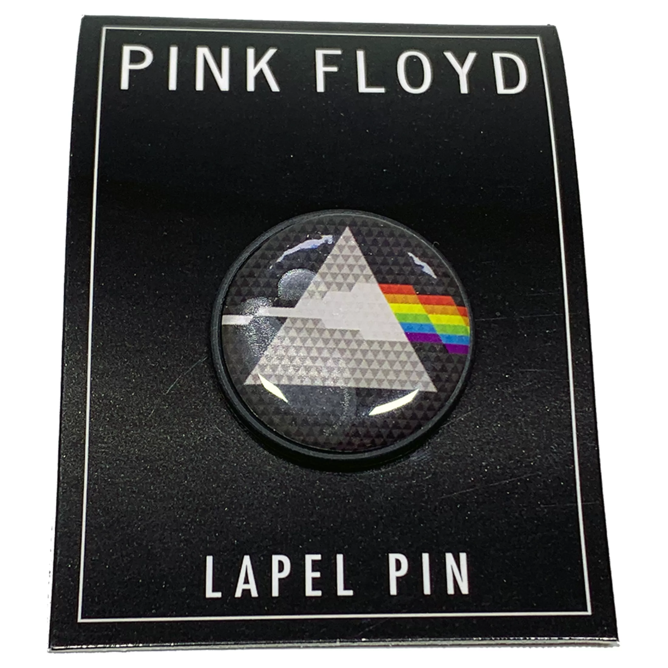 Pins | Pink Floyd<Liquid Blue Pink Floyd Dark Side Circle Lapel Pin