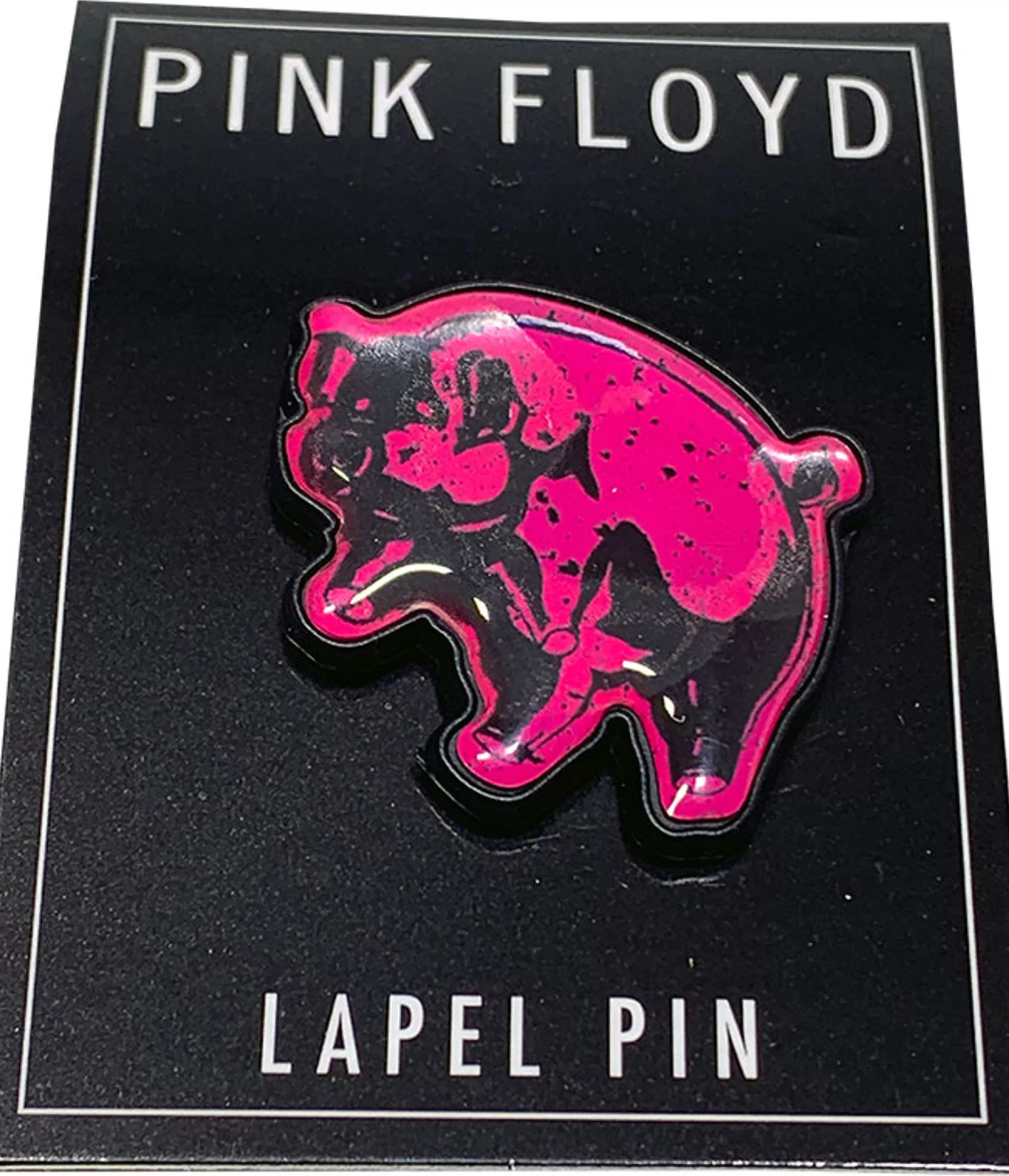 Pins | Pink Floyd<Liquid Blue Pink Floyd Pig Lapel Pin