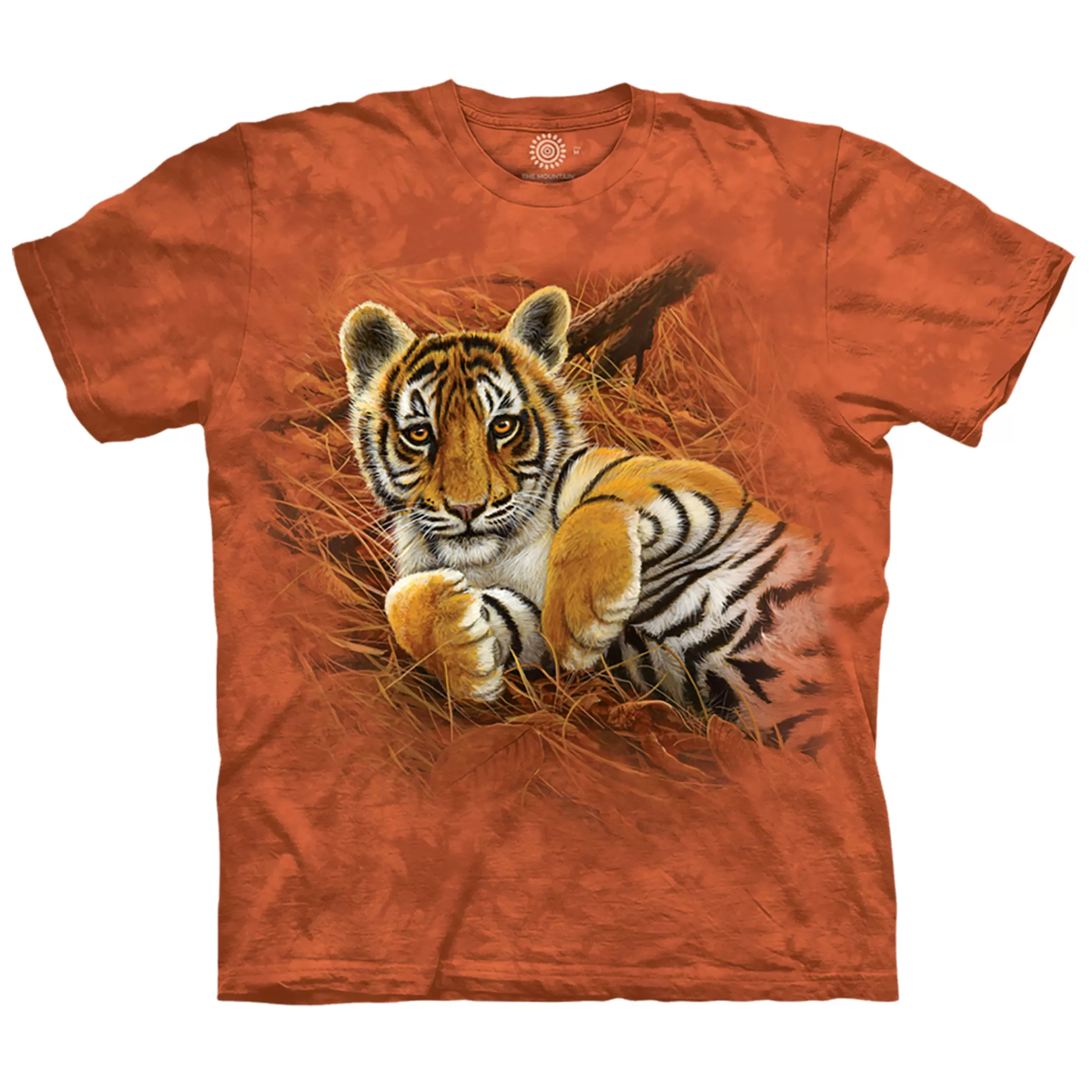 T-Shirt | Wild Animals<Liquid Blue Playful Tiger Cub Classic Cotton T-Shirt