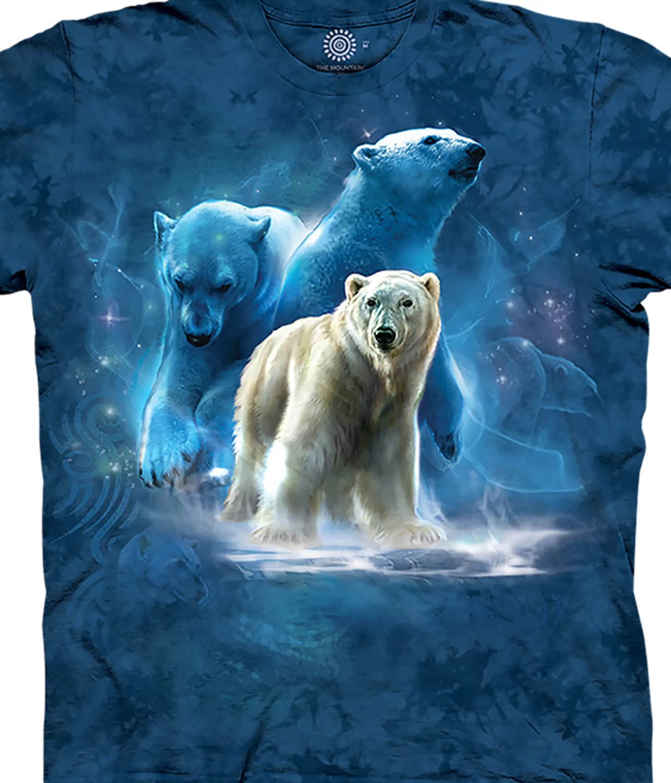 T-Shirt | Wild Animals<Liquid Blue Polar Collage Classic Cotton T-Shirt