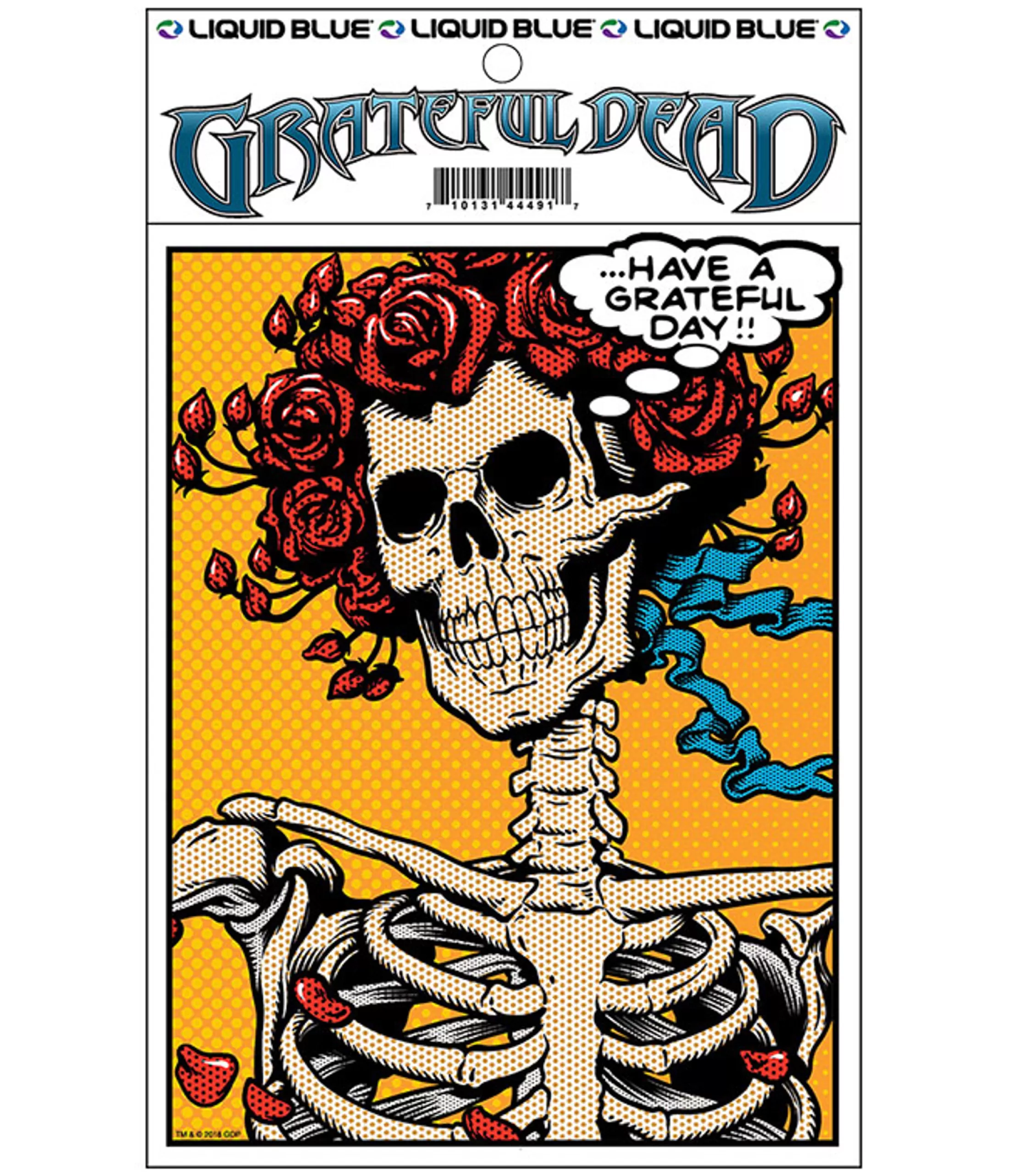 Grateful Dead | Classic<Liquid Blue Pop Art Bertha Sticker