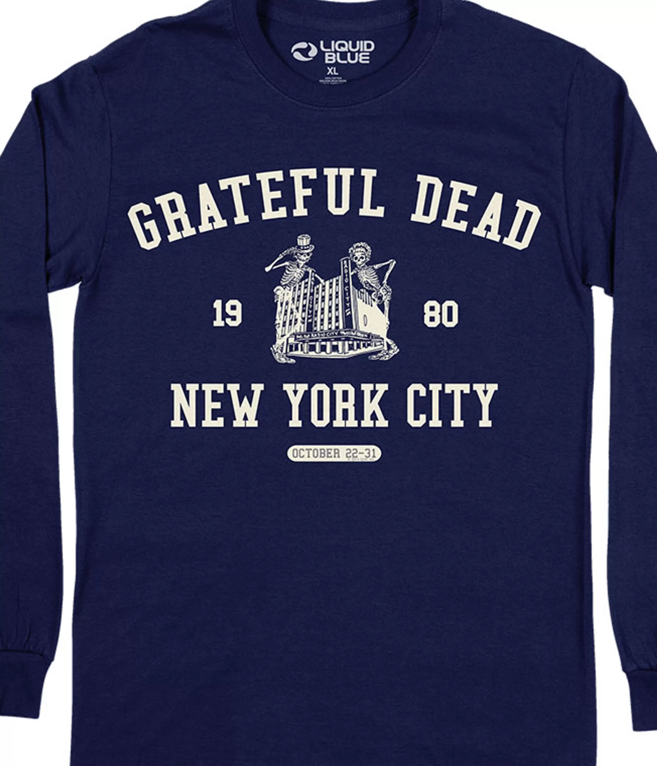 Long Sleeve | Grateful Dead<Liquid Blue Radio City 80 Long Sleeve T-Shirt