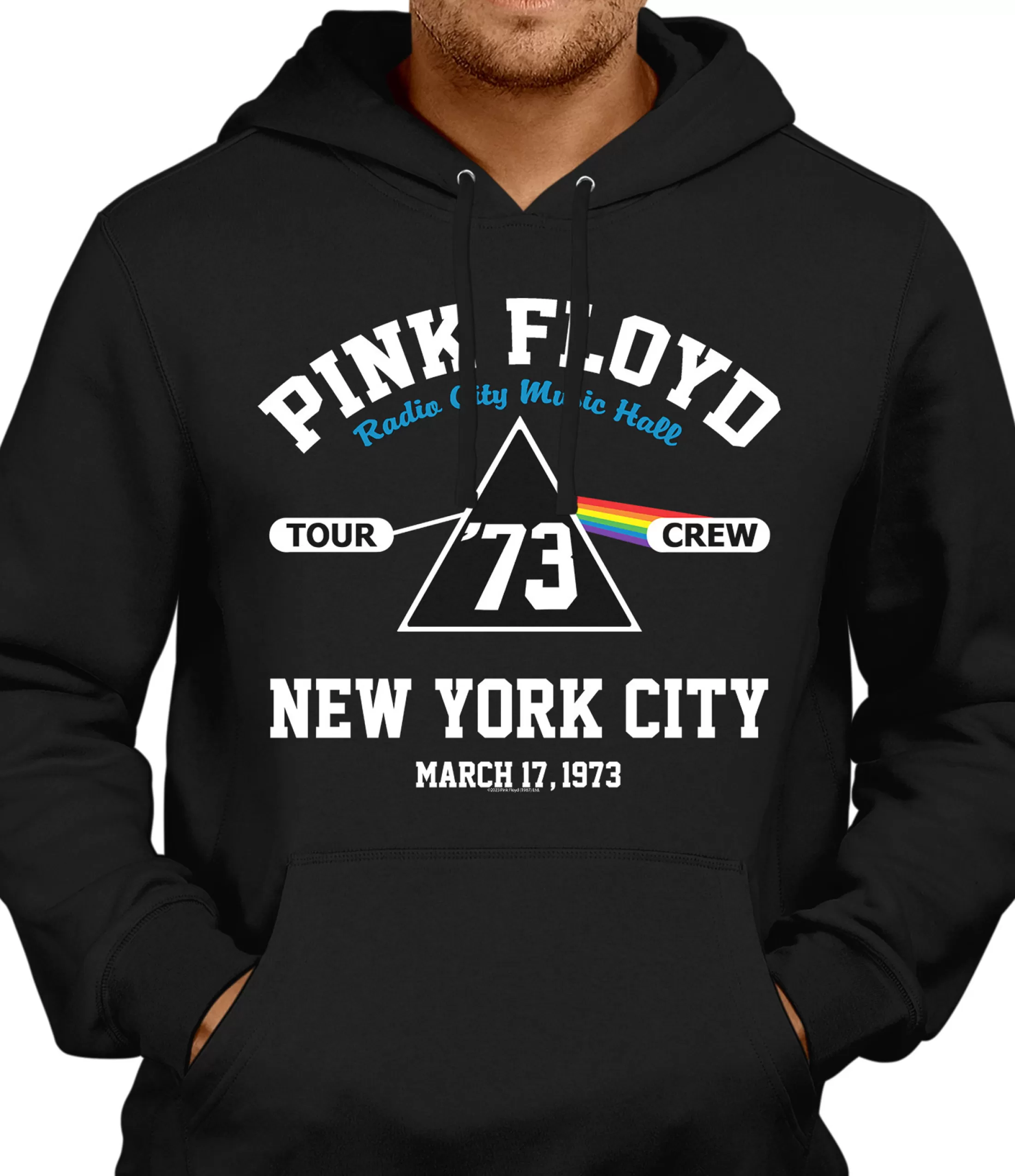 Hoodie | Pink Floyd<Liquid Blue Radio City Crew Hoodie