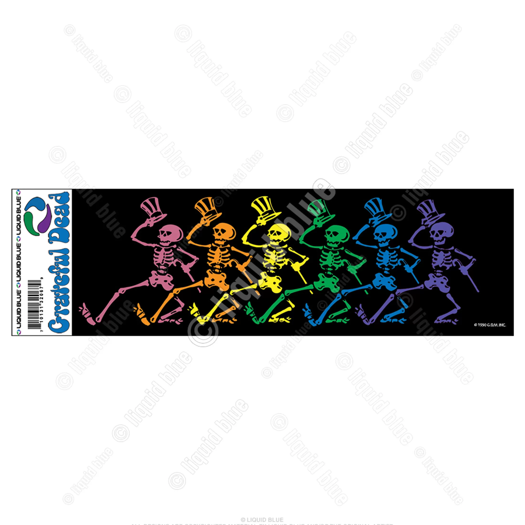 Grateful Dead | Classic<Liquid Blue Rainbow Dancers Mini Sticker (FREE GIFT)