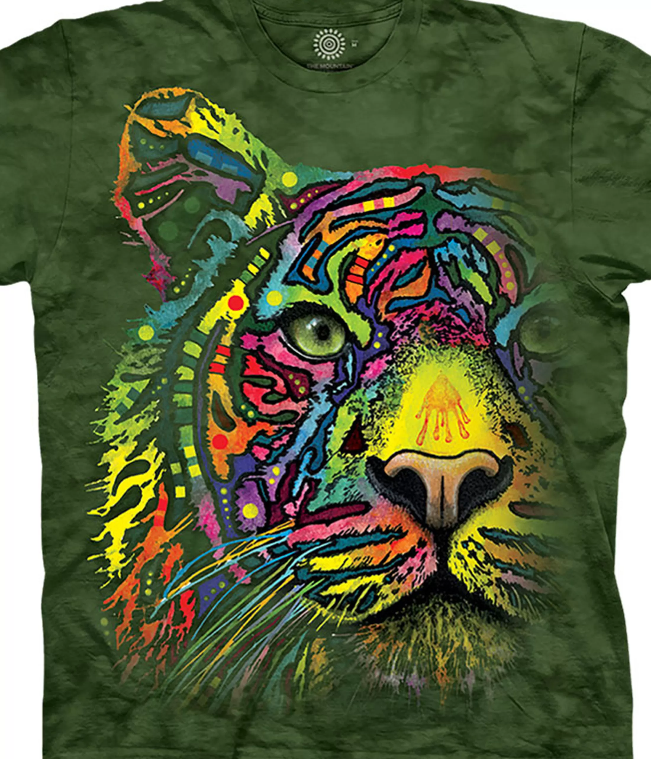 T-Shirt | Wild Animals<Liquid Blue Rainbow Tiger Classic Cotton T-Shirt