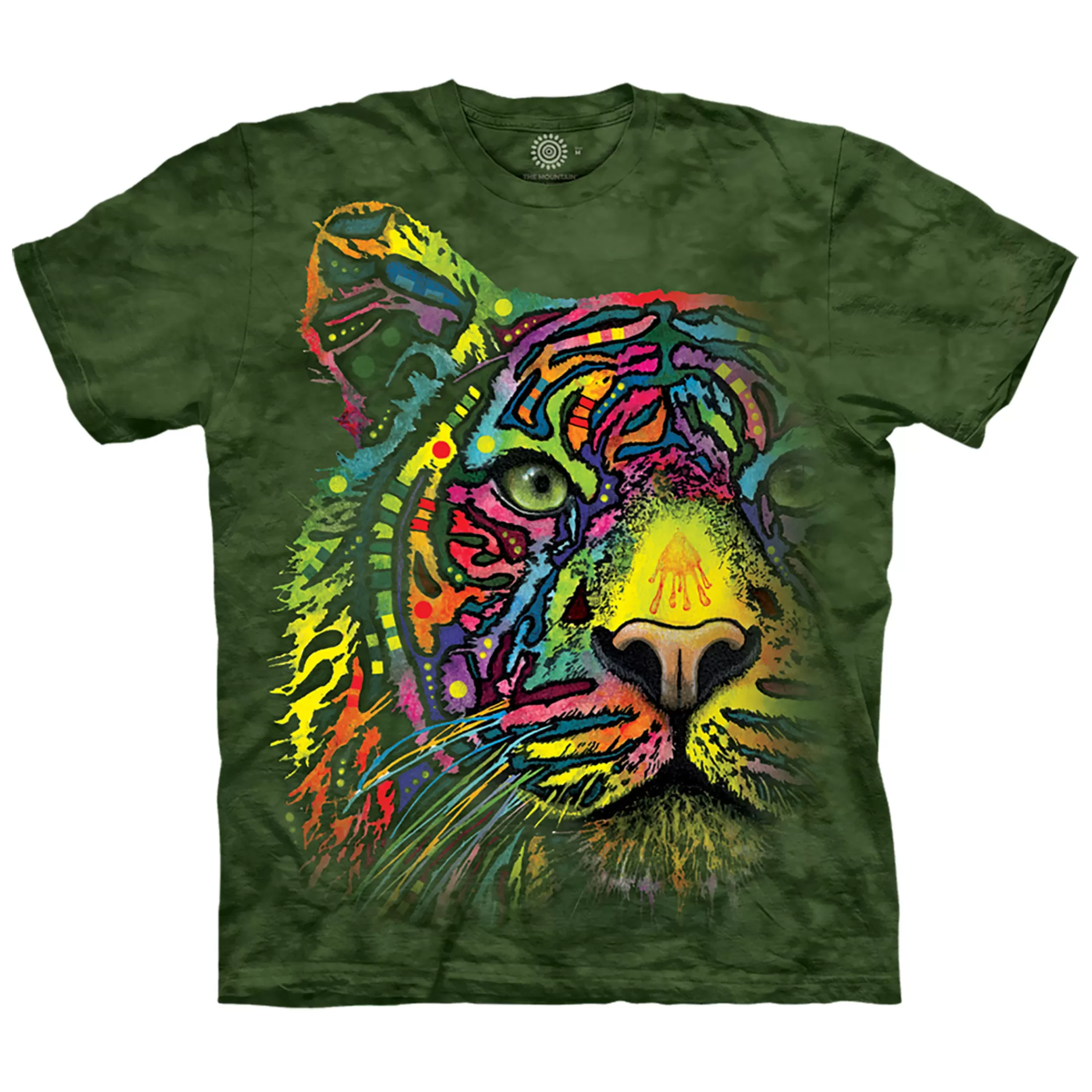 T-Shirt | Wild Animals<Liquid Blue Rainbow Tiger Classic Cotton T-Shirt