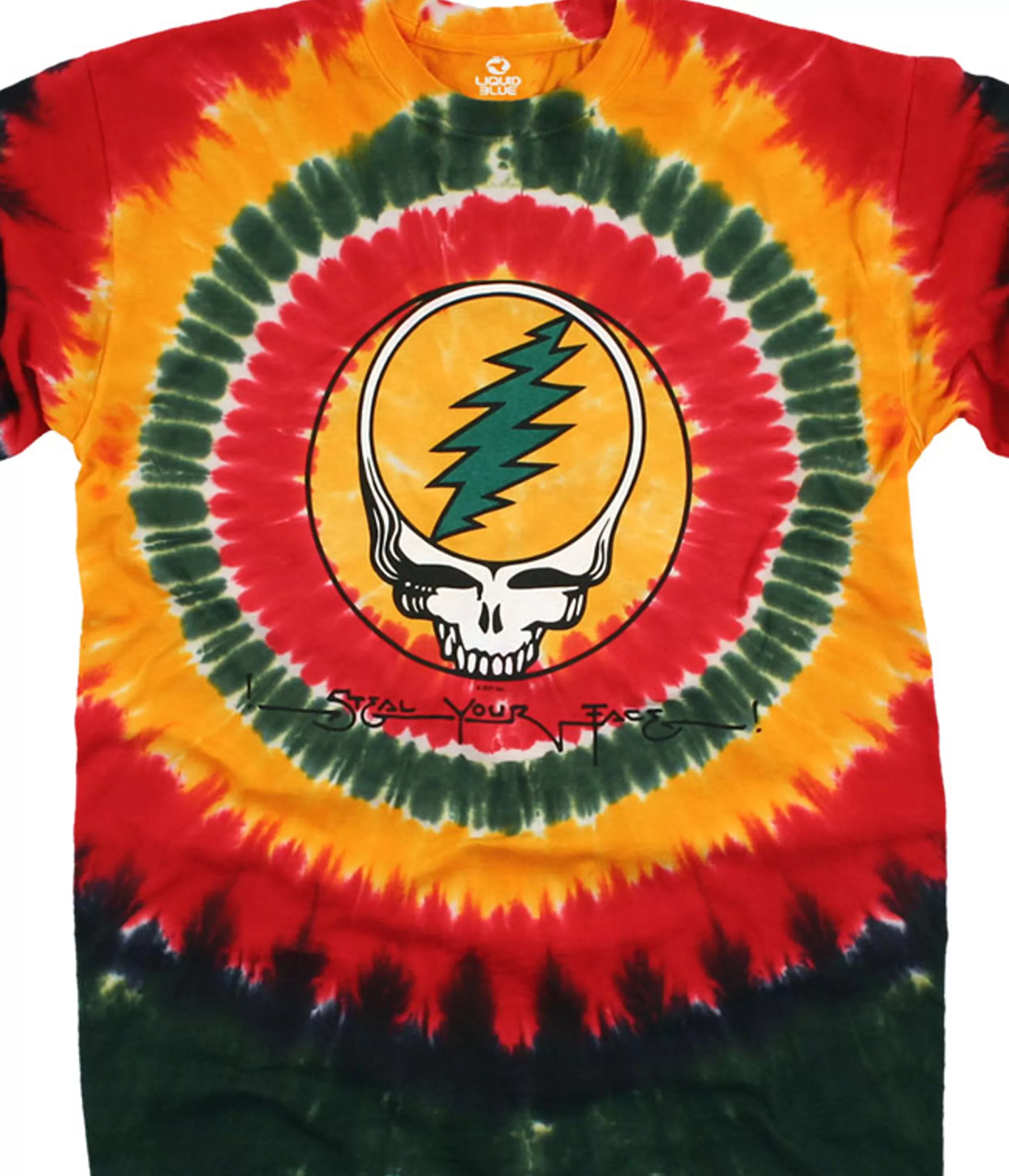 T-Shirt | Grateful Dead<Liquid Blue Rasta SYF Tie-Dye T-Shirt