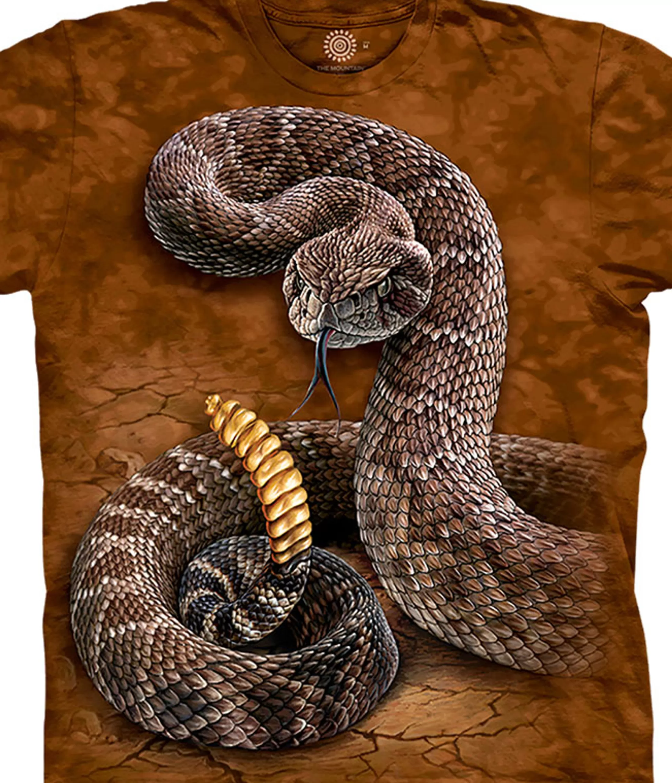 T-Shirt<Liquid Blue Rattlesnake Classic Cotton T-Shirt