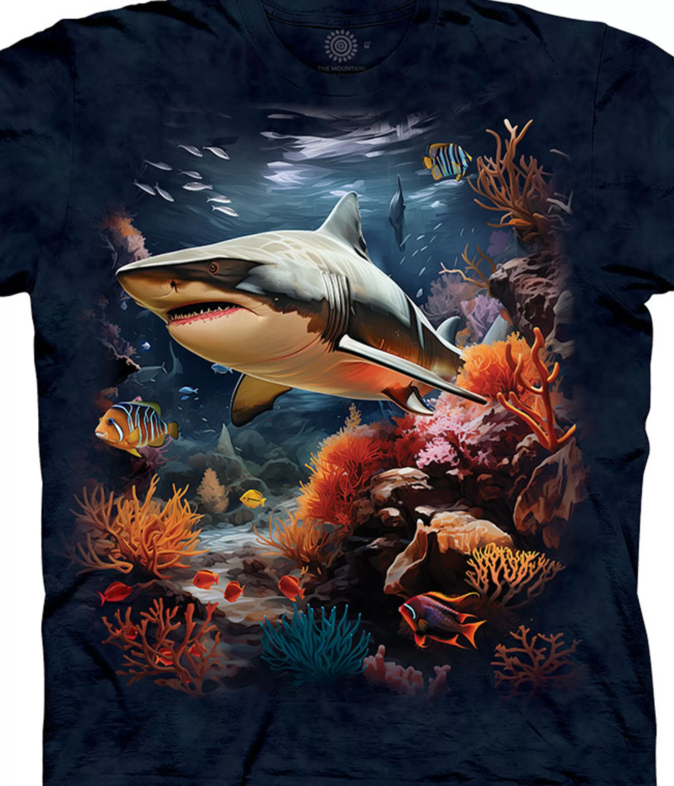 T-Shirt | Aquatic<Liquid Blue Reef Ruler Shark Classic Cotton T-Shirt