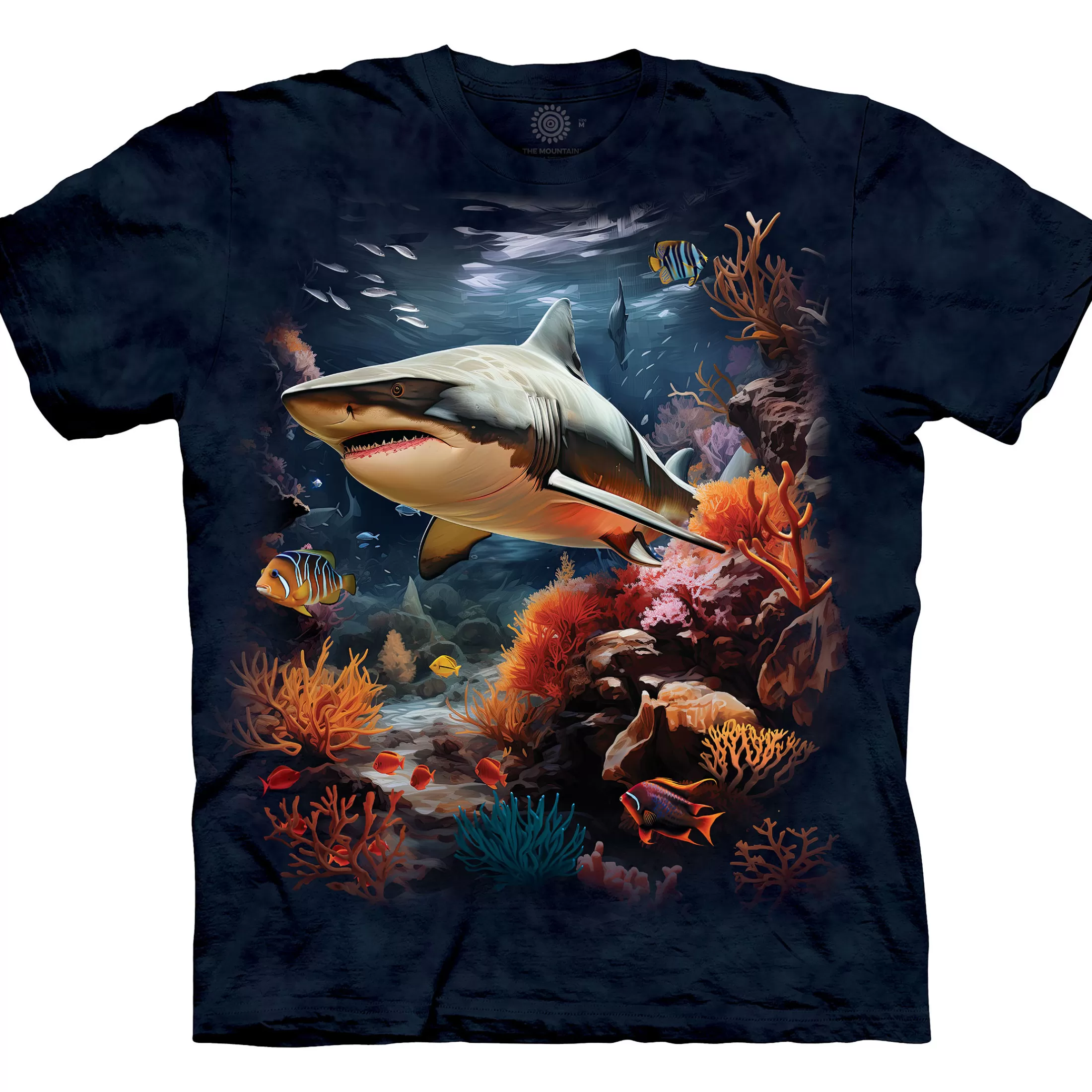 T-Shirt | Aquatic<Liquid Blue Reef Ruler Shark Classic Cotton T-Shirt