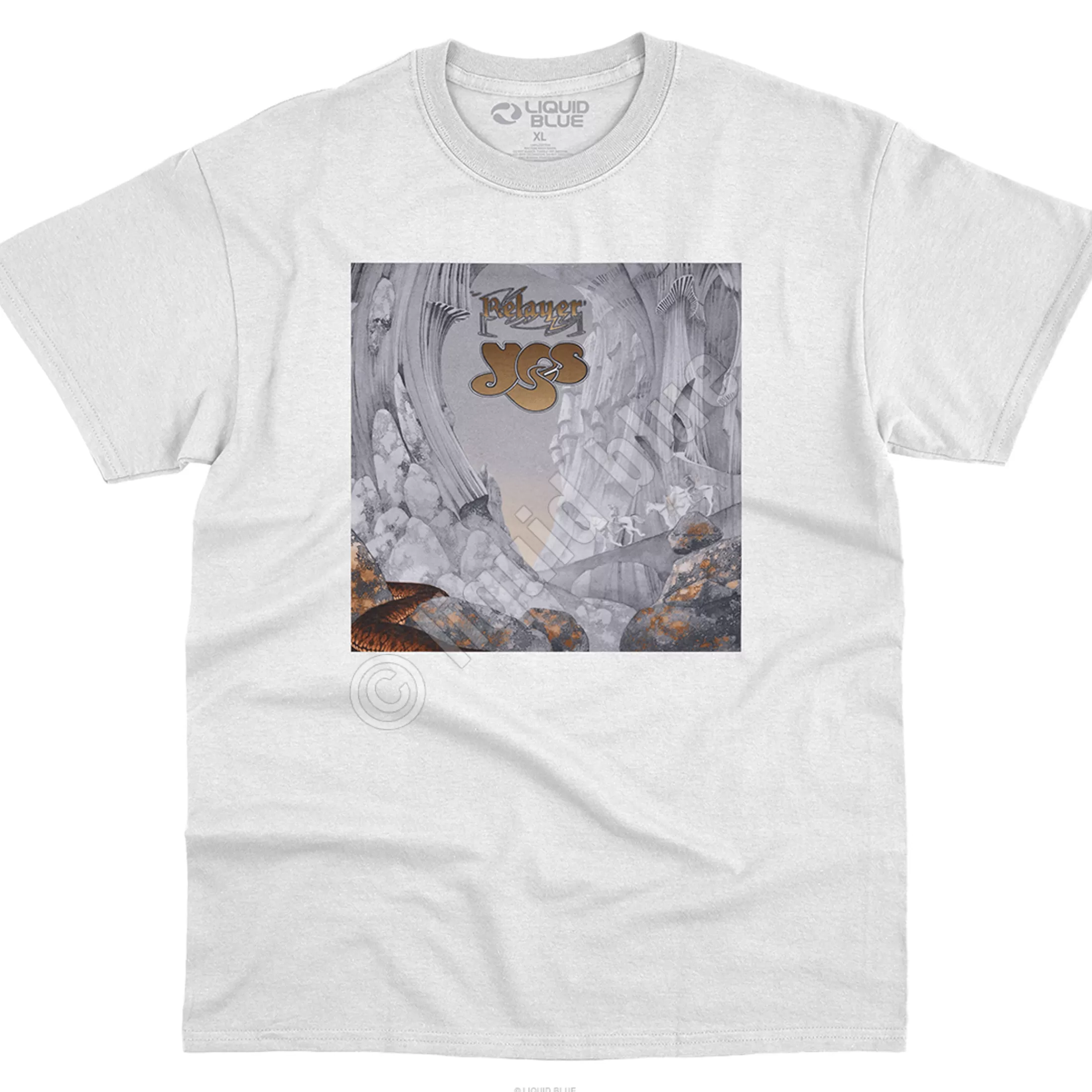 T-Shirt | Yes<Liquid Blue Relayer White T-Shirt