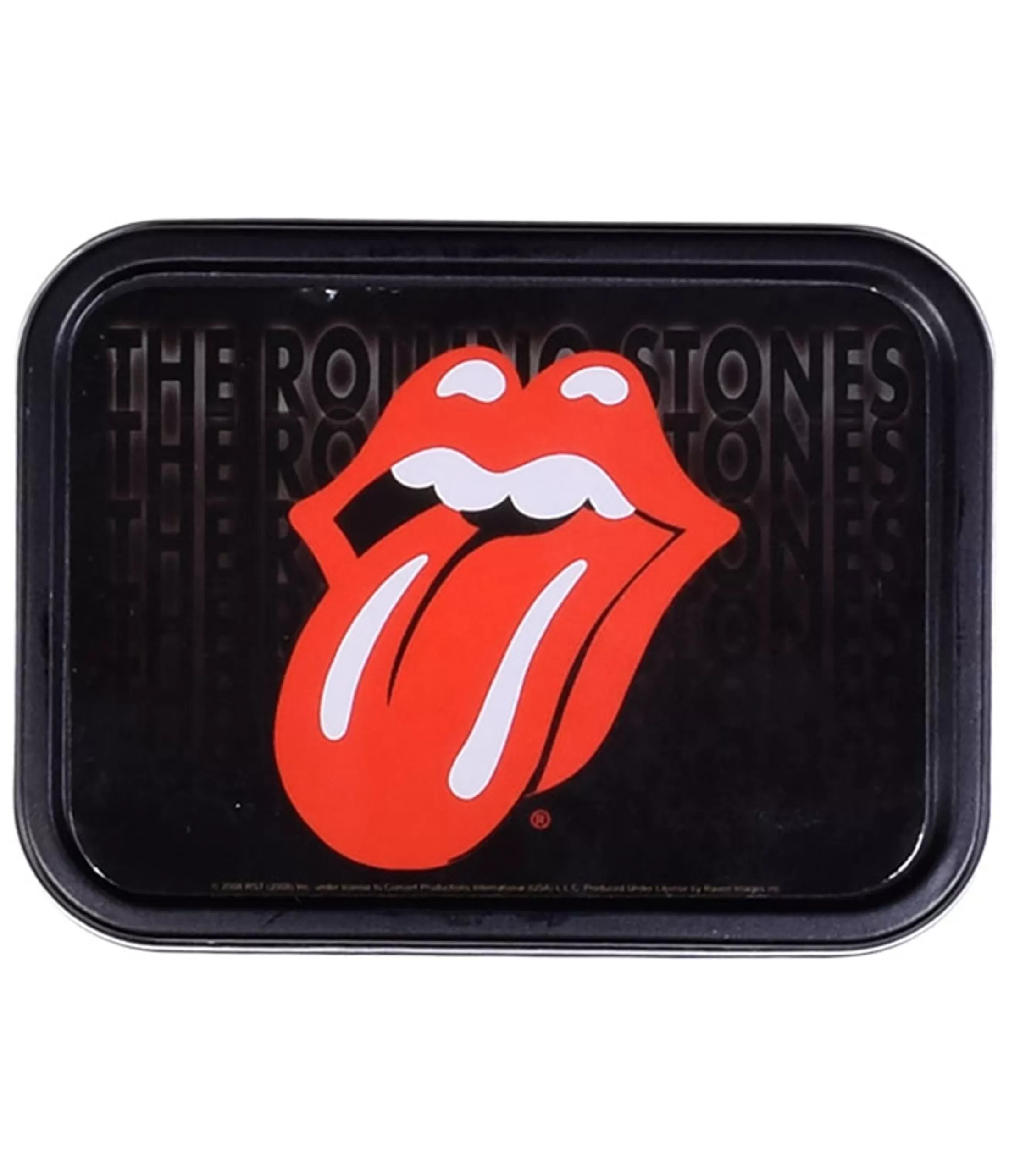 Rolling Stones<Liquid Blue Rolling Stones One Tongue Stash Tin