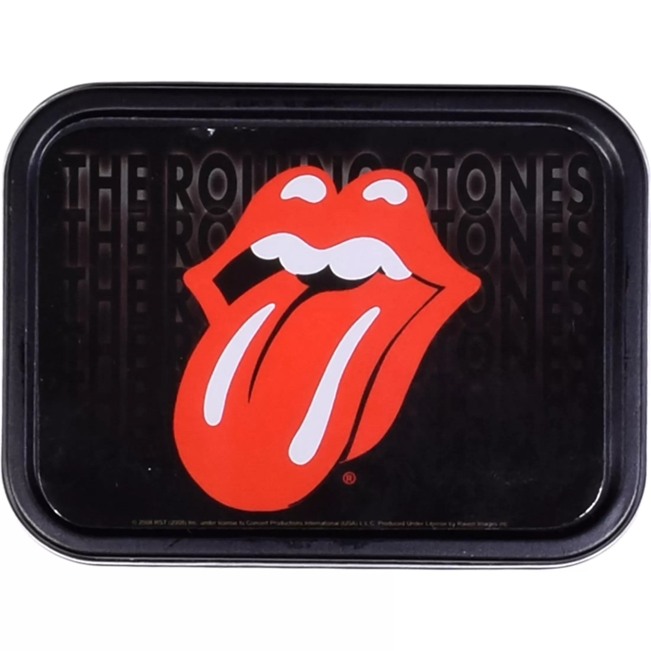 Rolling Stones<Liquid Blue Rolling Stones One Tongue Stash Tin