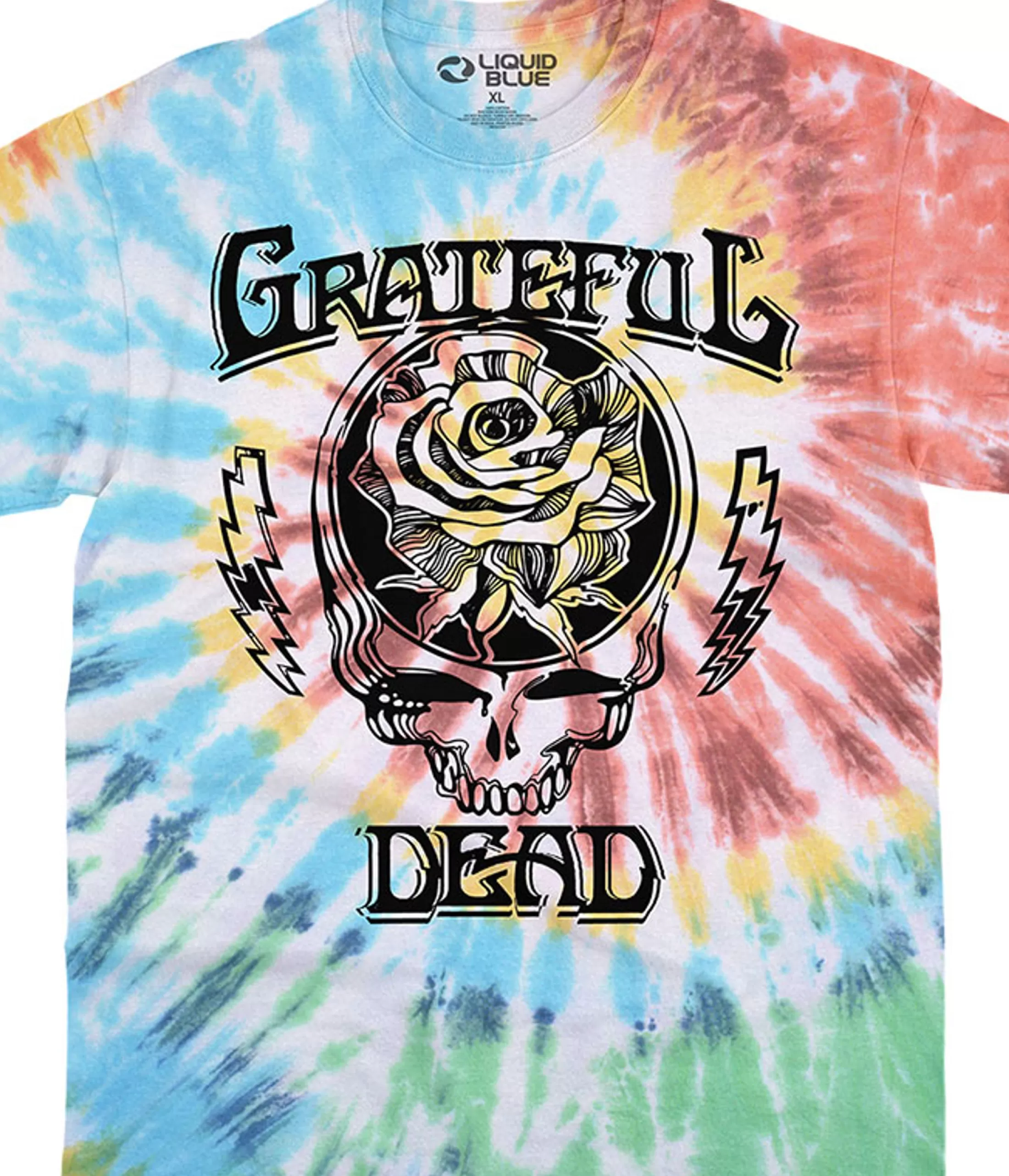 T-Shirt | Grateful Dead<Liquid Blue Roosevelt Tie-Dye T-Shirt