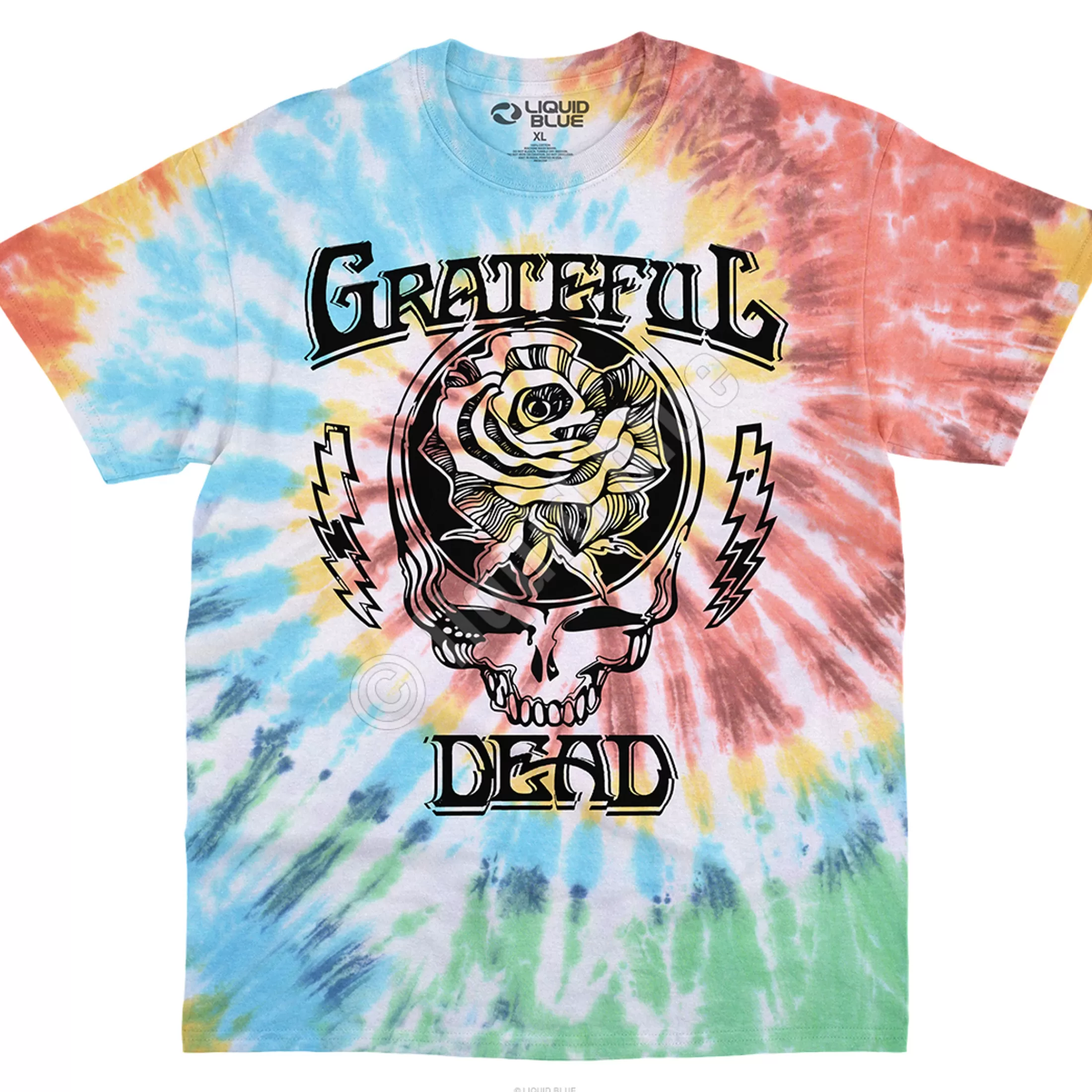 T-Shirt | Grateful Dead<Liquid Blue Roosevelt Tie-Dye T-Shirt