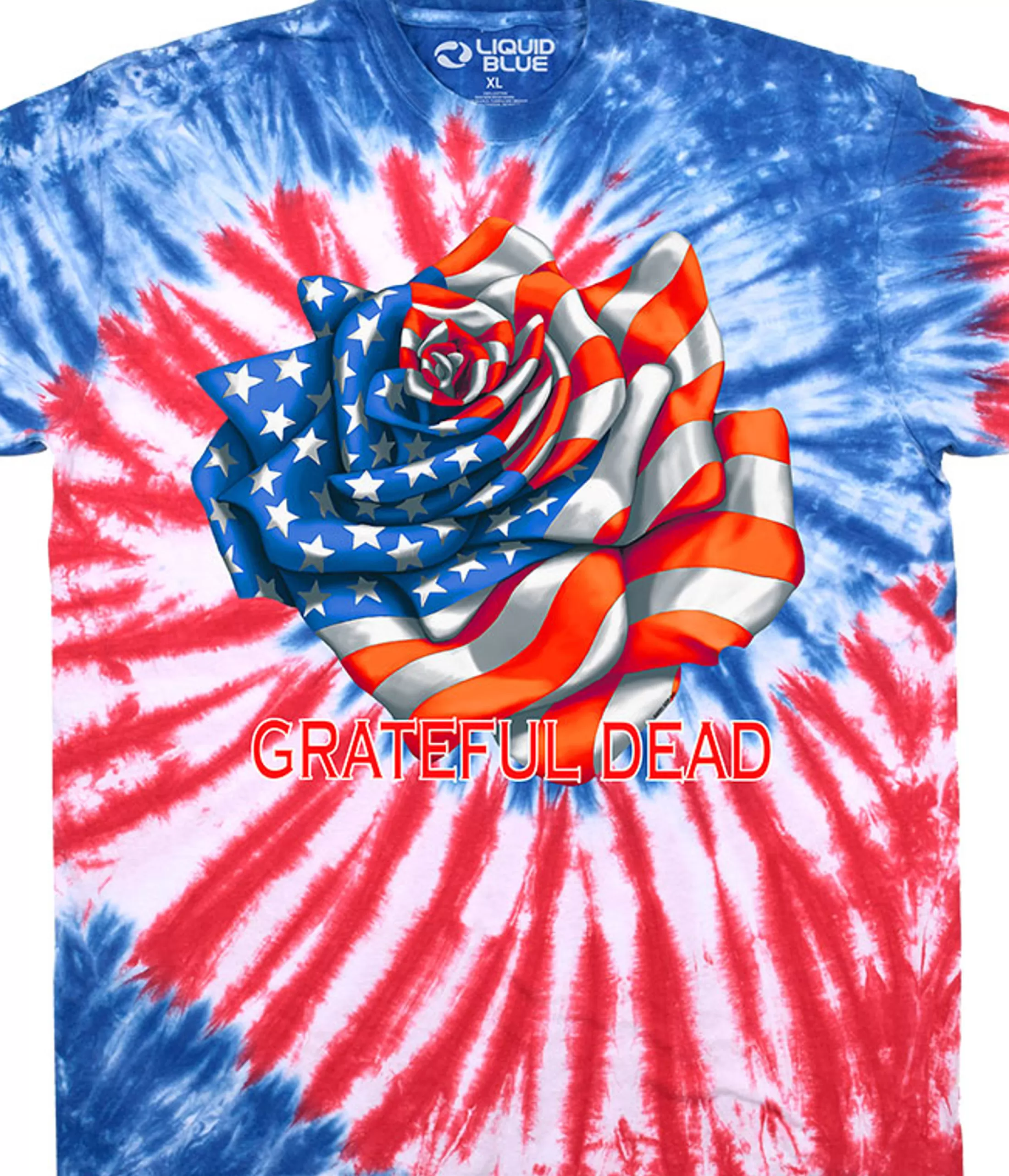 T-Shirt | Rose Flag<Liquid Blue Rose Flag T-Shirt