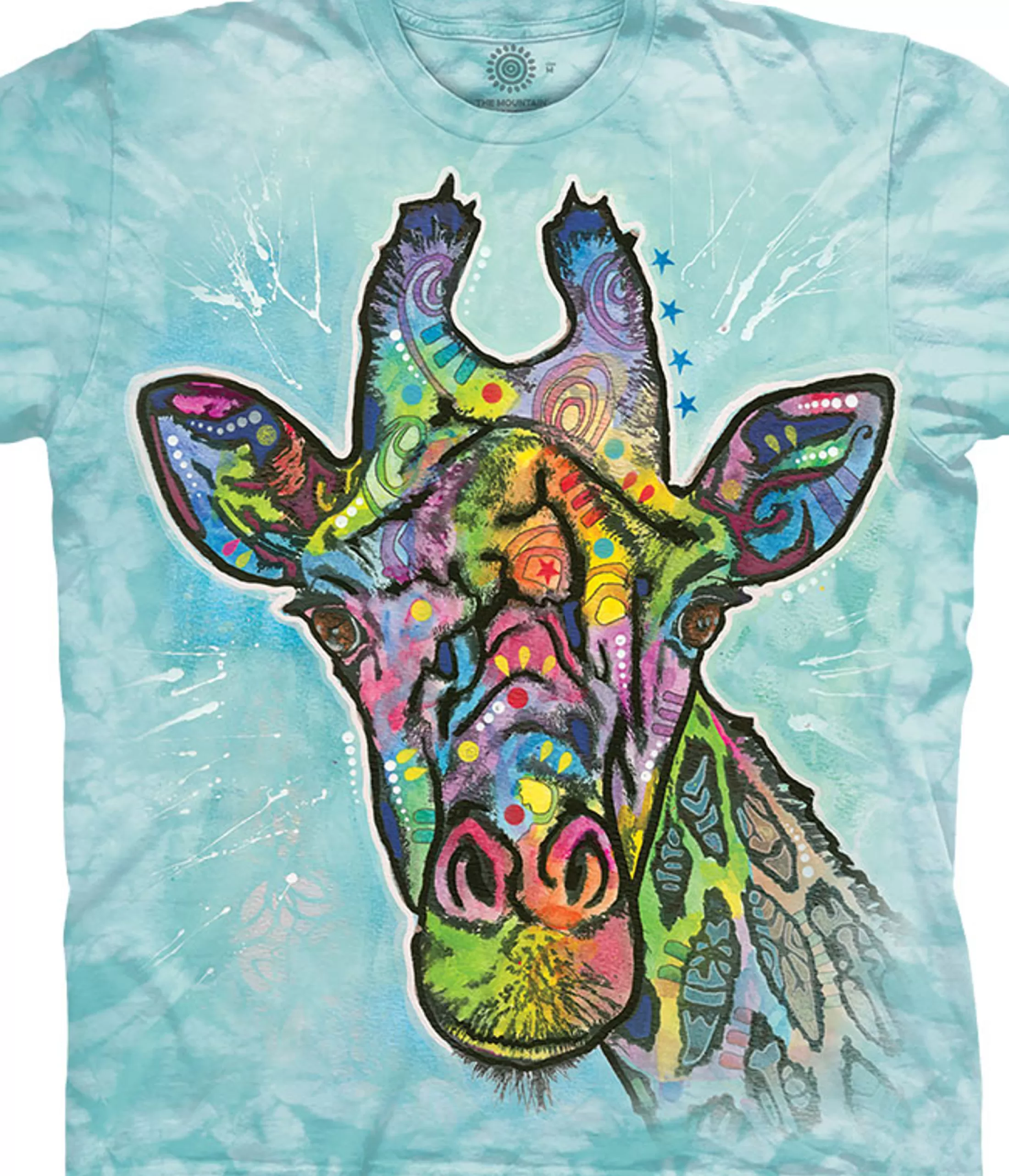 T-Shirt | Wild Animals<Liquid Blue Russo Giraffe Classic Cotton T-Shirt